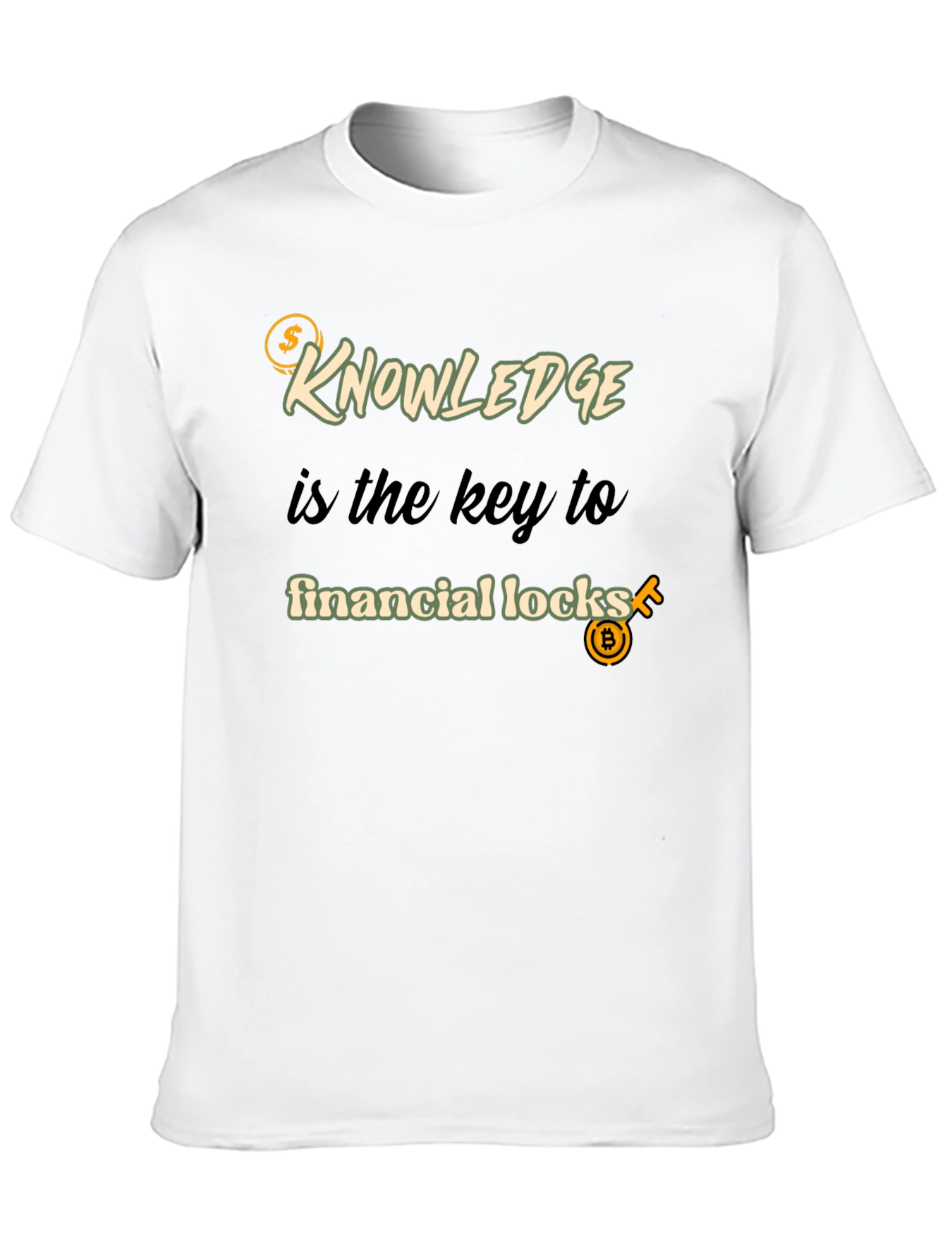 Knowledge is Key Financial Locks T-Shirt