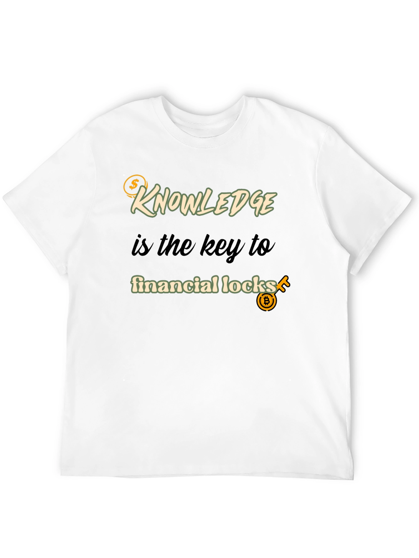 Knowledge is Key Financial Locks T-Shirt