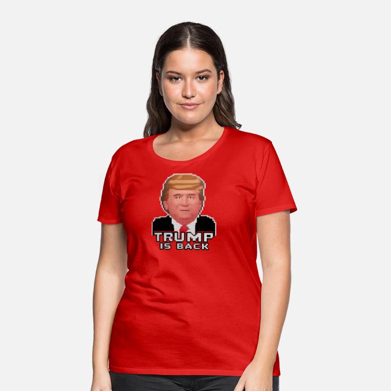 TRUMP IS BACK STYLE PIXEL ART