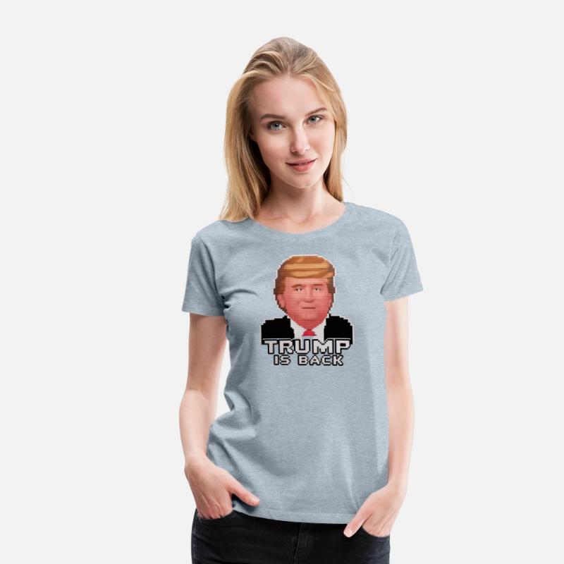 TRUMP IS BACK STYLE PIXEL ART