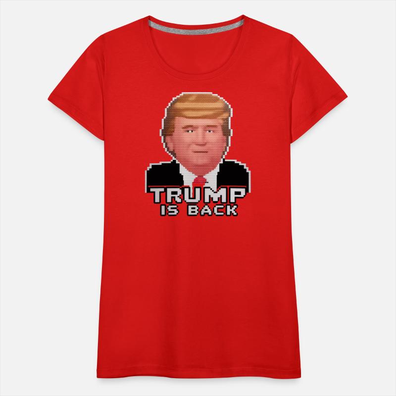 TRUMP IS BACK STYLE PIXEL ART