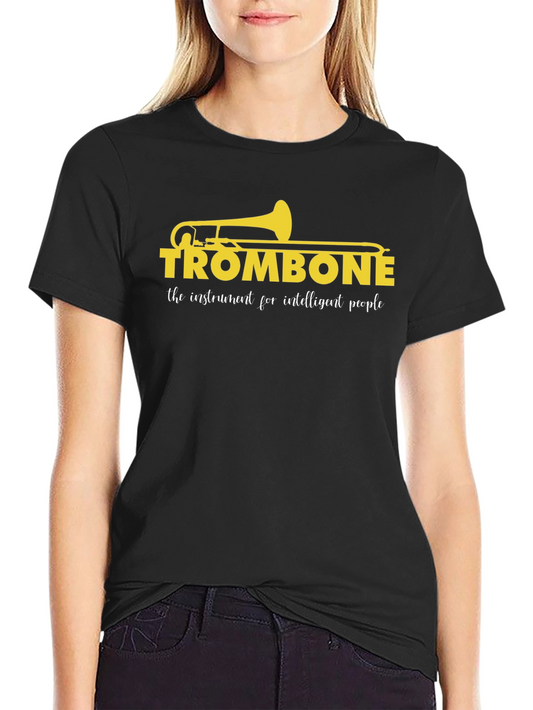 Trombone Intelligent People Graphic T-Shirt