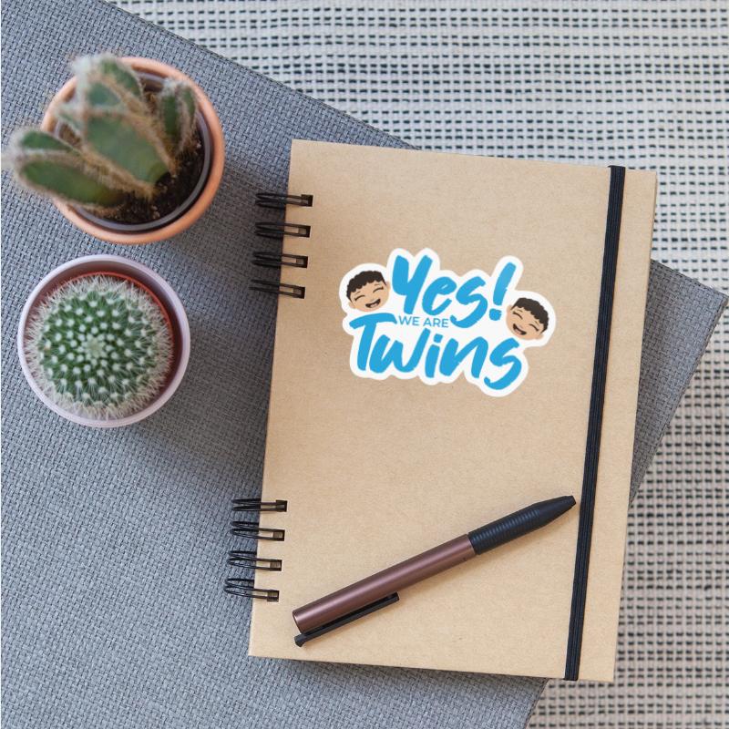 Twins Yes We Are Twins Twin boys Gift Idea