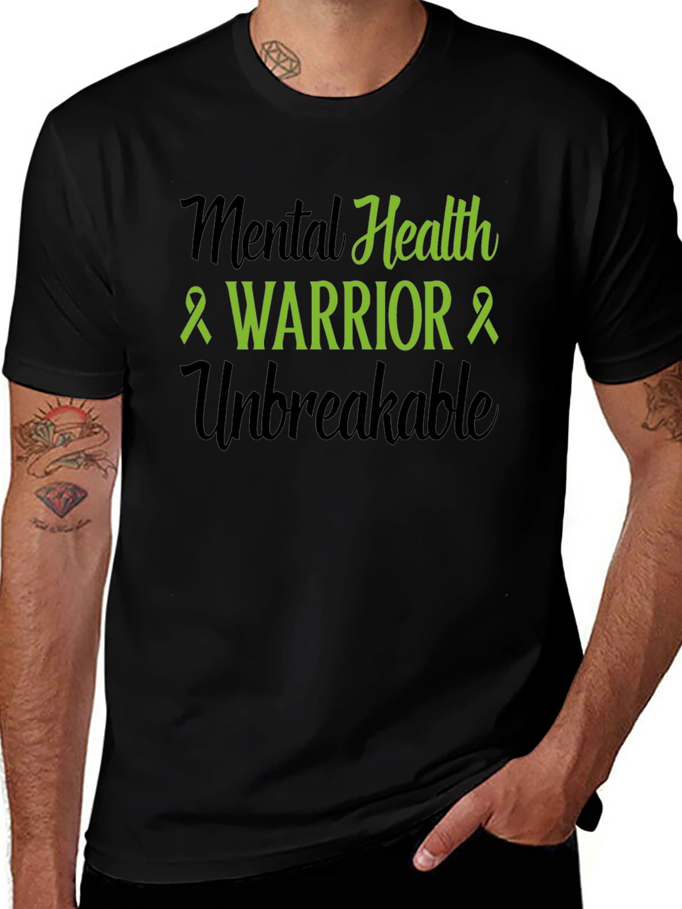 Mental Health Warrior Unbreakable T-Shirt