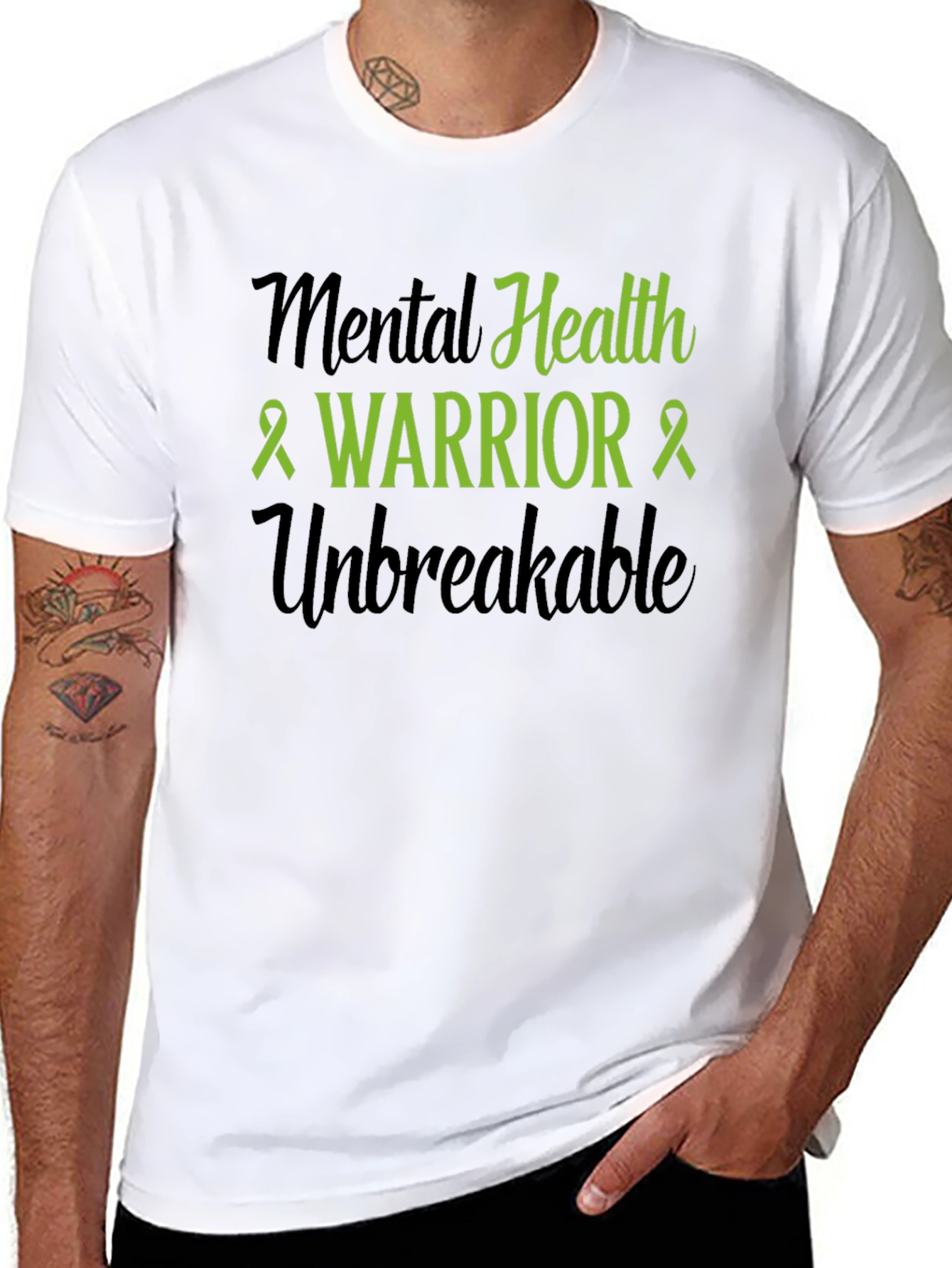 Mental Health Warrior Unbreakable T-Shirt