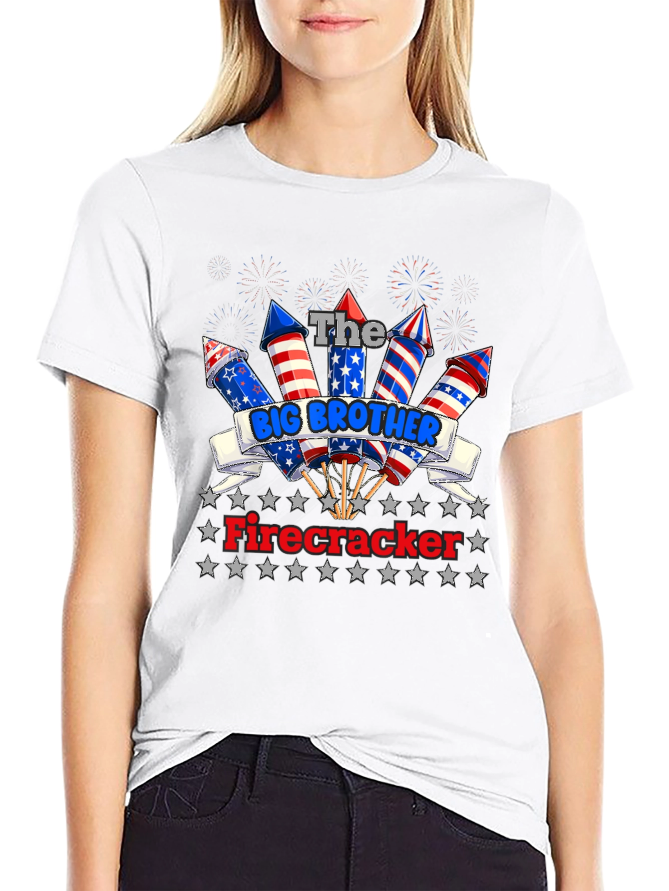 The Big Brother Firecracker Patriotic T-Shirt