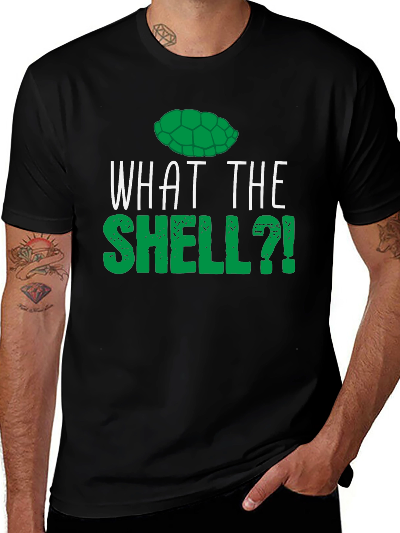 What the Shell? Funny Turtle T-Shirt