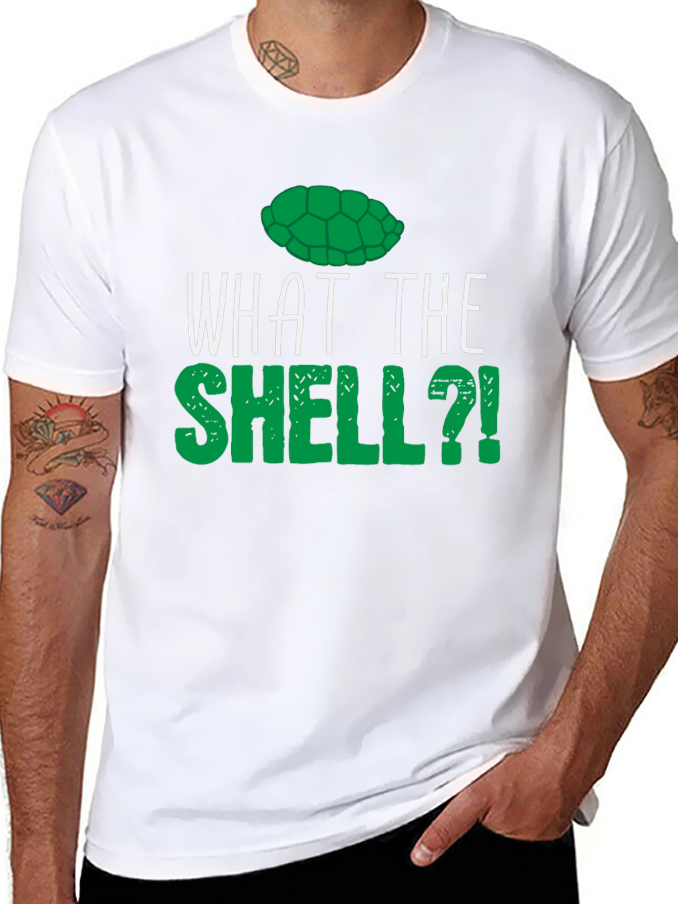 What the Shell? Funny Turtle T-Shirt