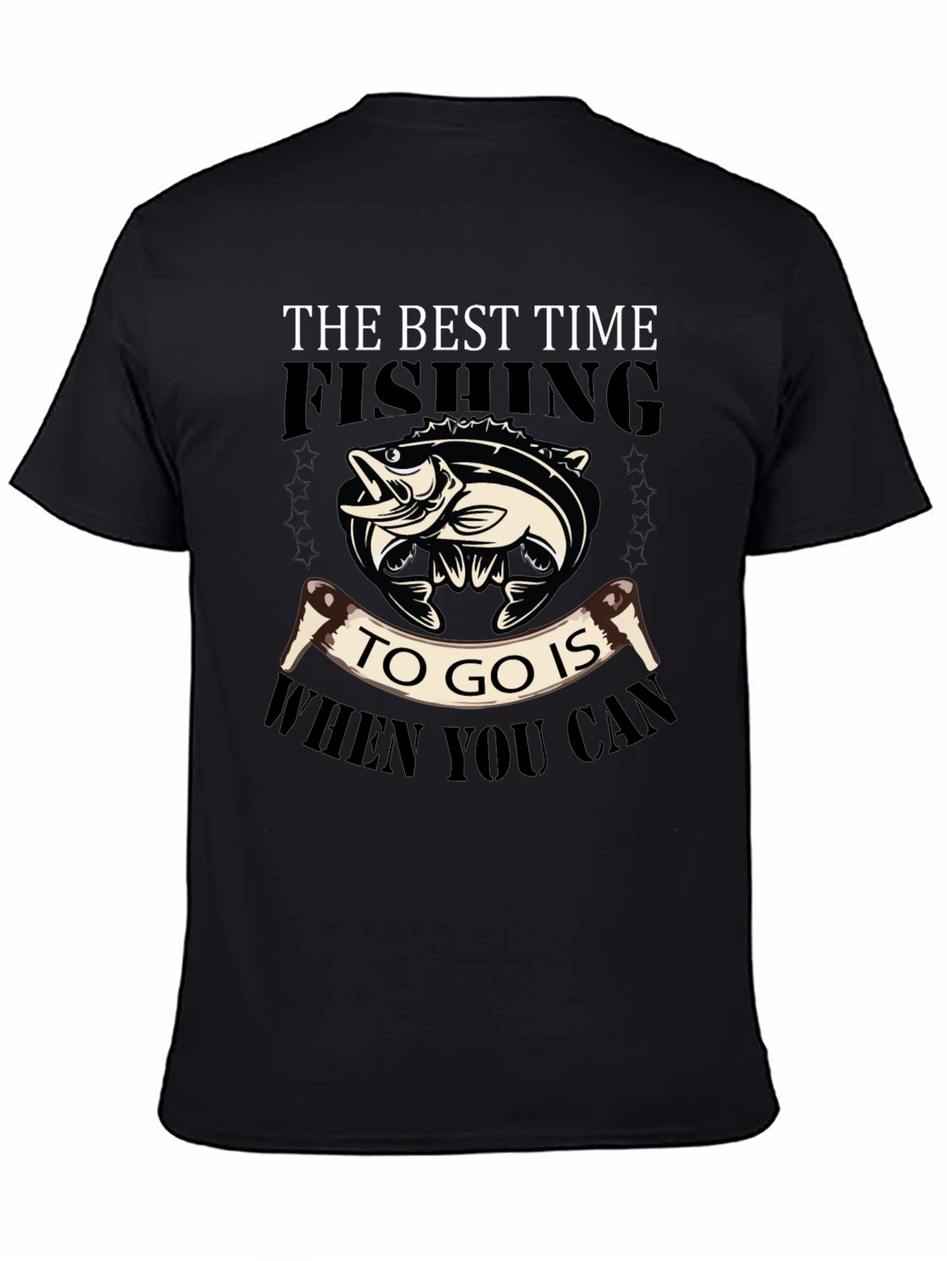 The Best Time Fishing Graphic Tee