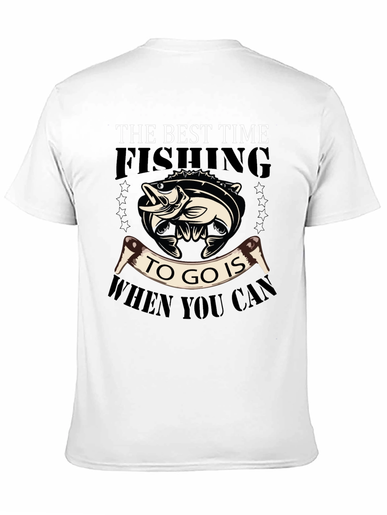 The Best Time Fishing Graphic Tee