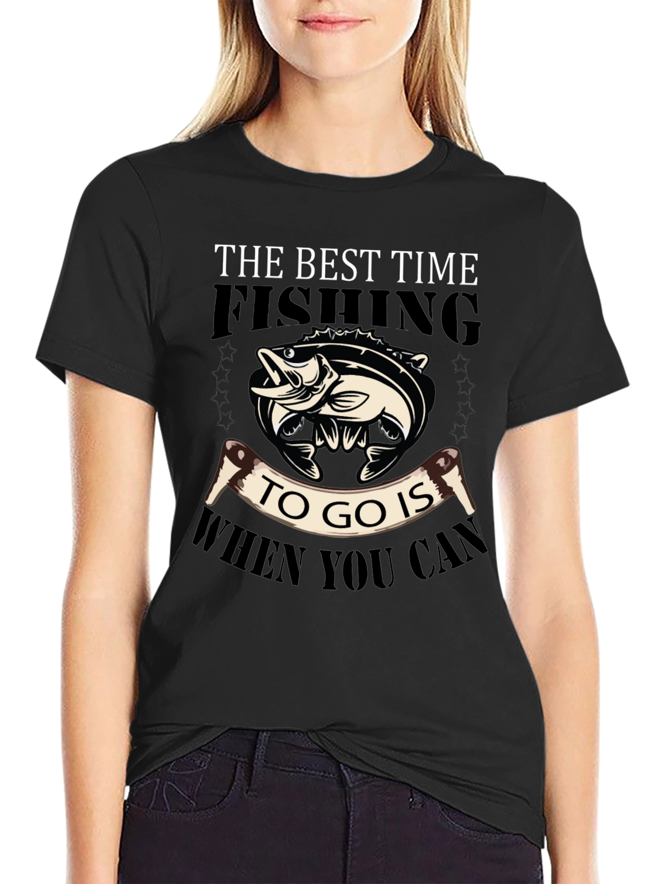 The Best Time Fishing Graphic Tee