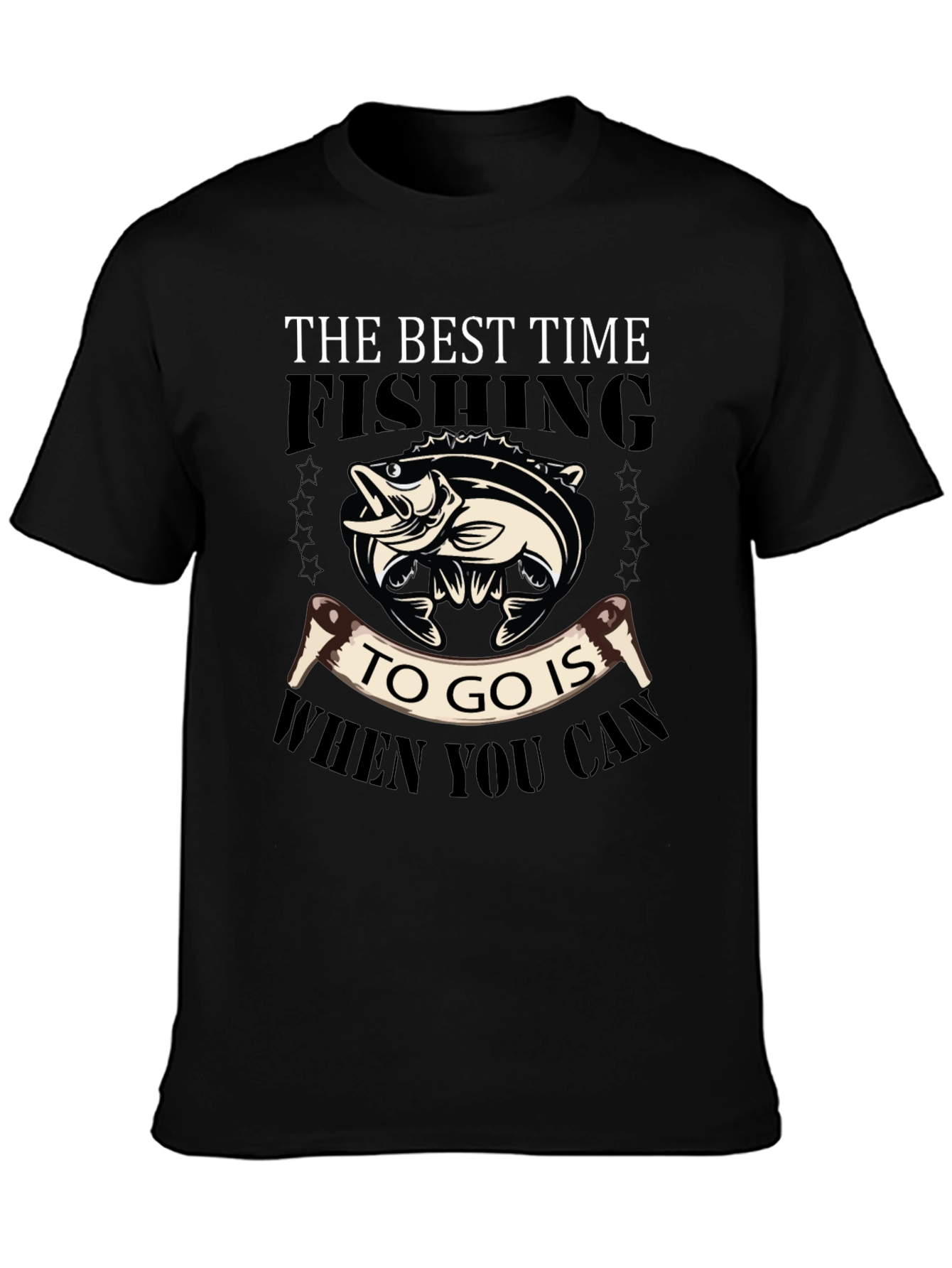 The Best Time Fishing Graphic Tee