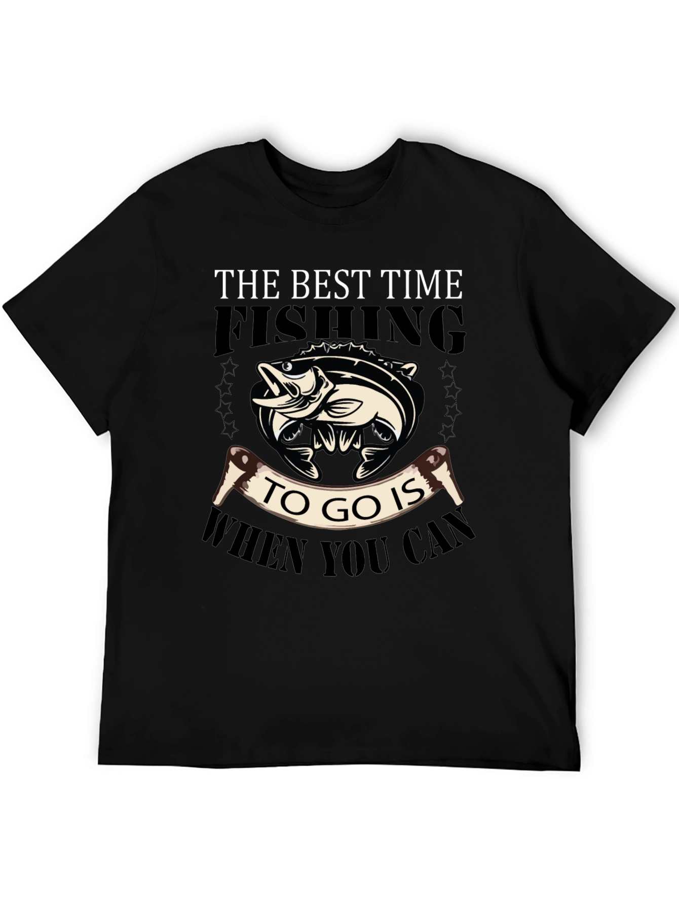The Best Time Fishing Graphic Tee