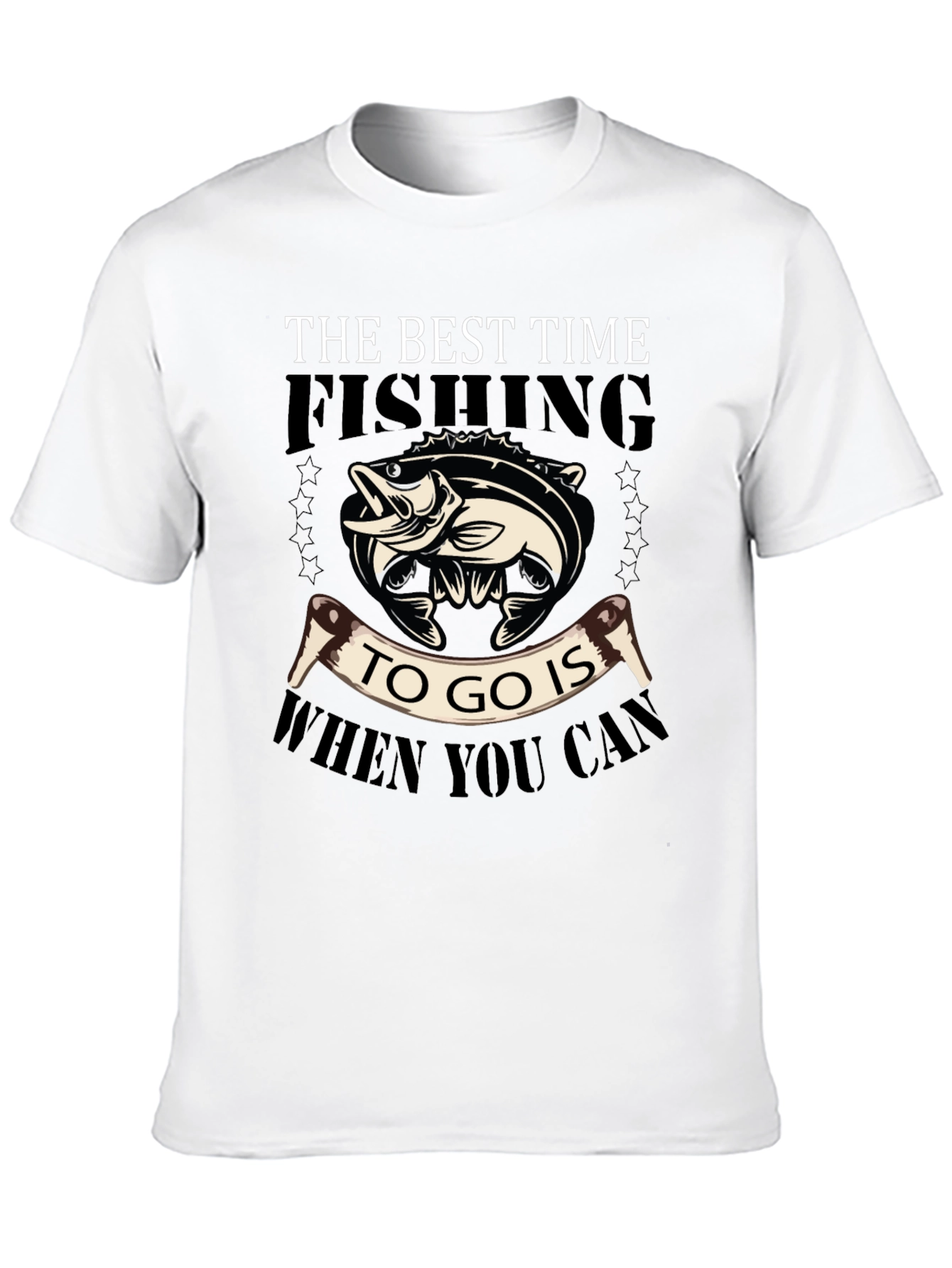 The Best Time Fishing Graphic Tee