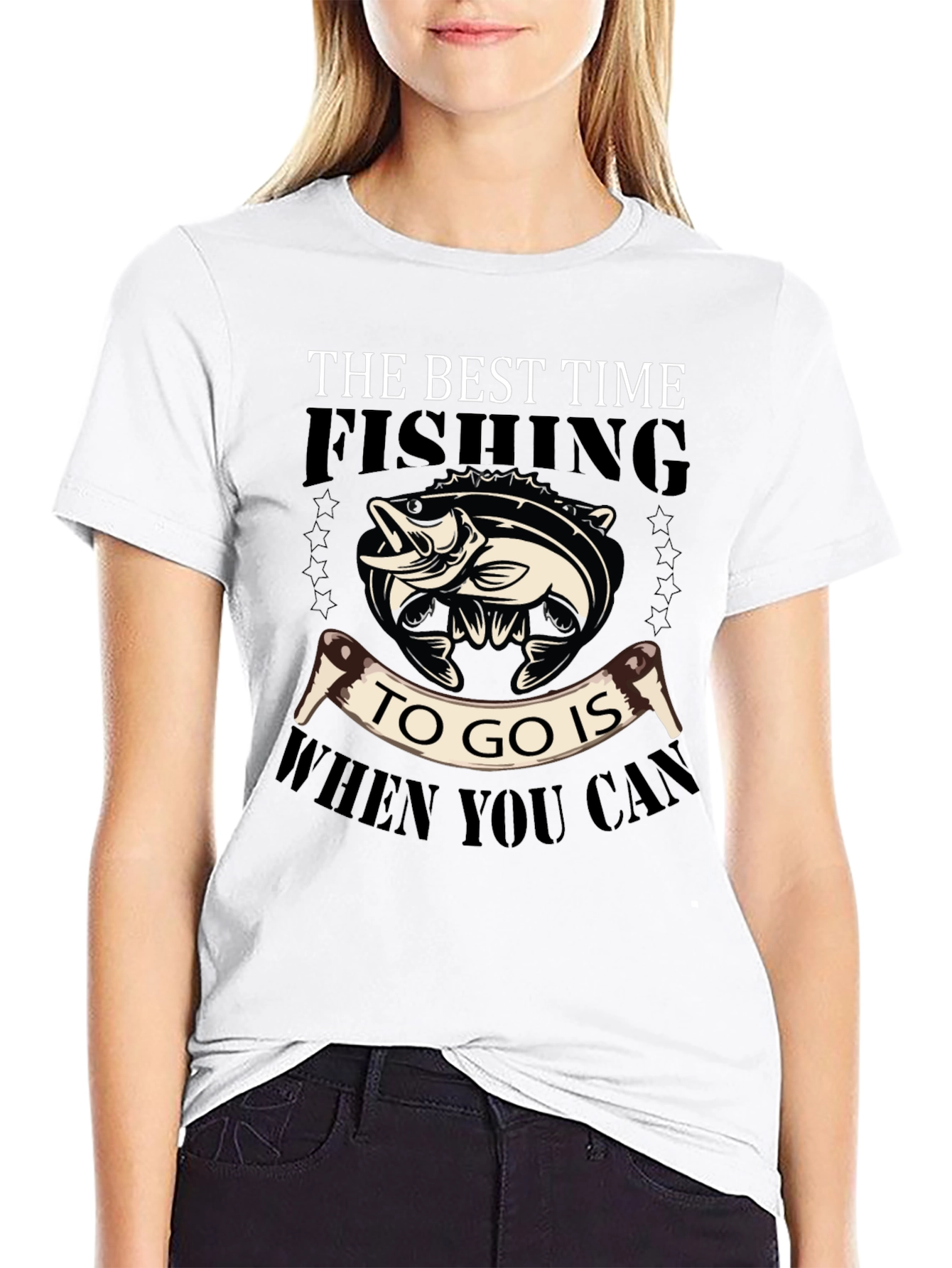 The Best Time Fishing Graphic Tee