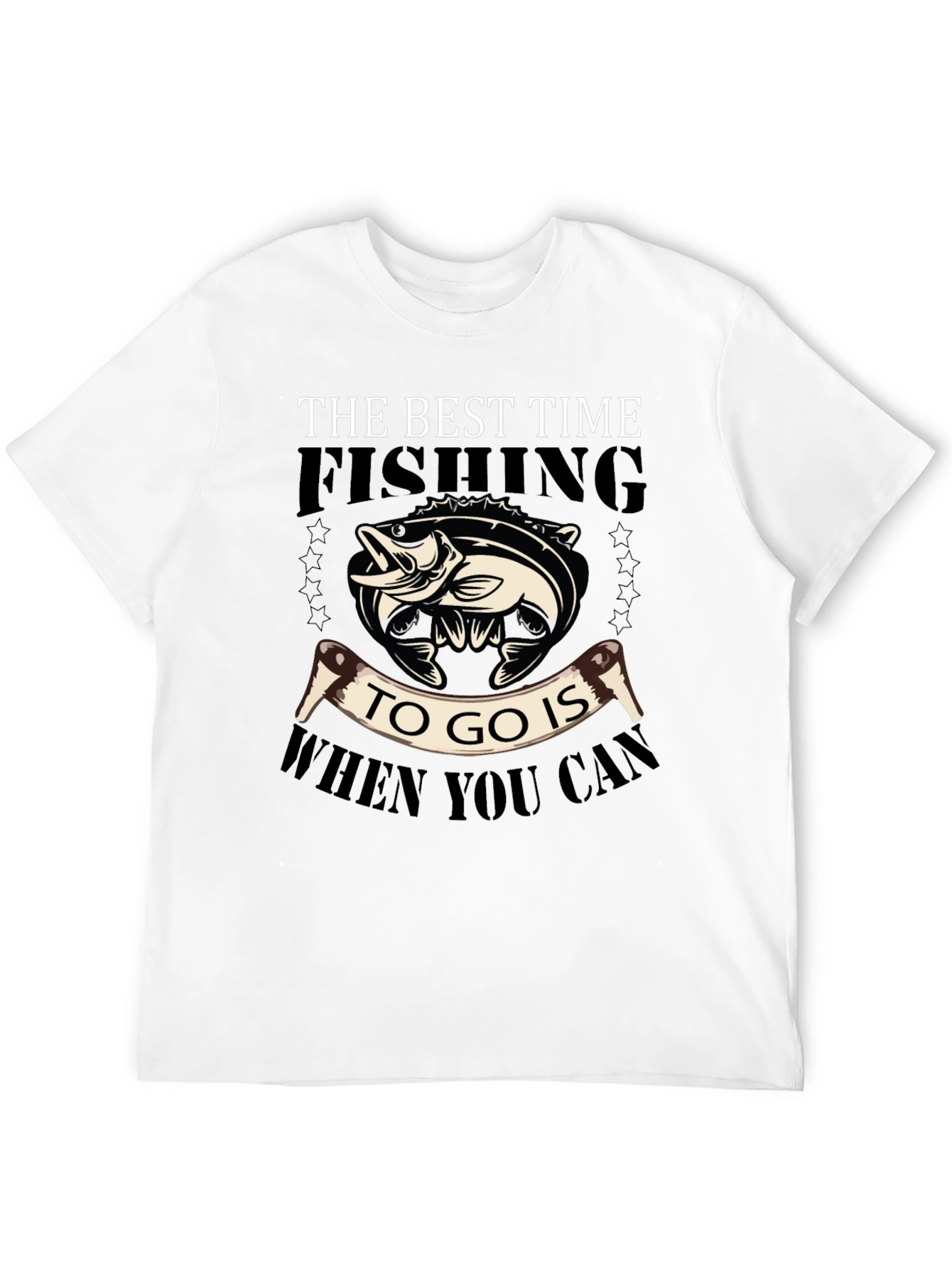 The Best Time Fishing Graphic Tee