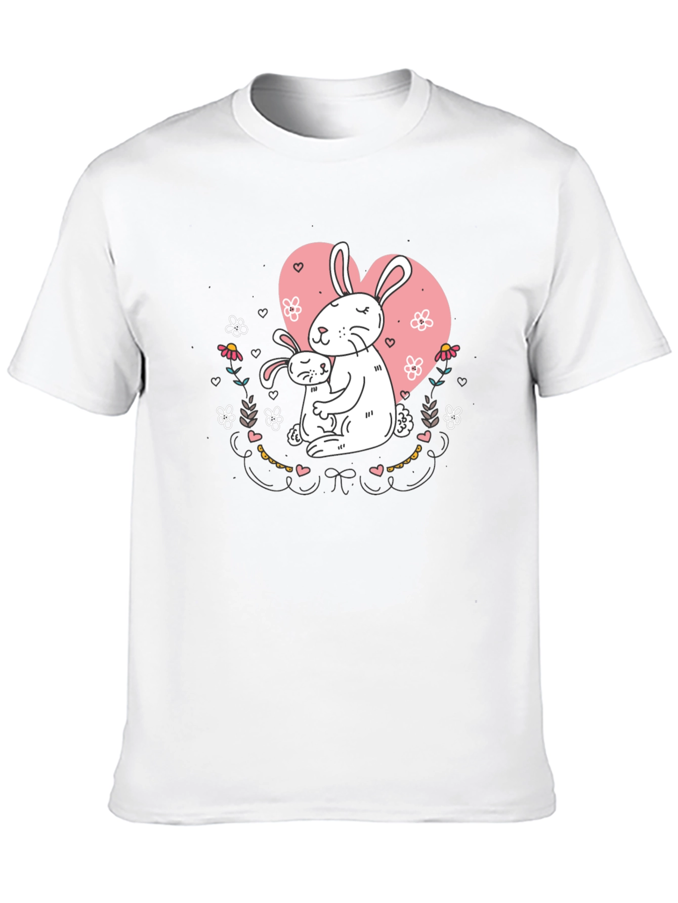 Rabbit Mom & Baby T-Shirt