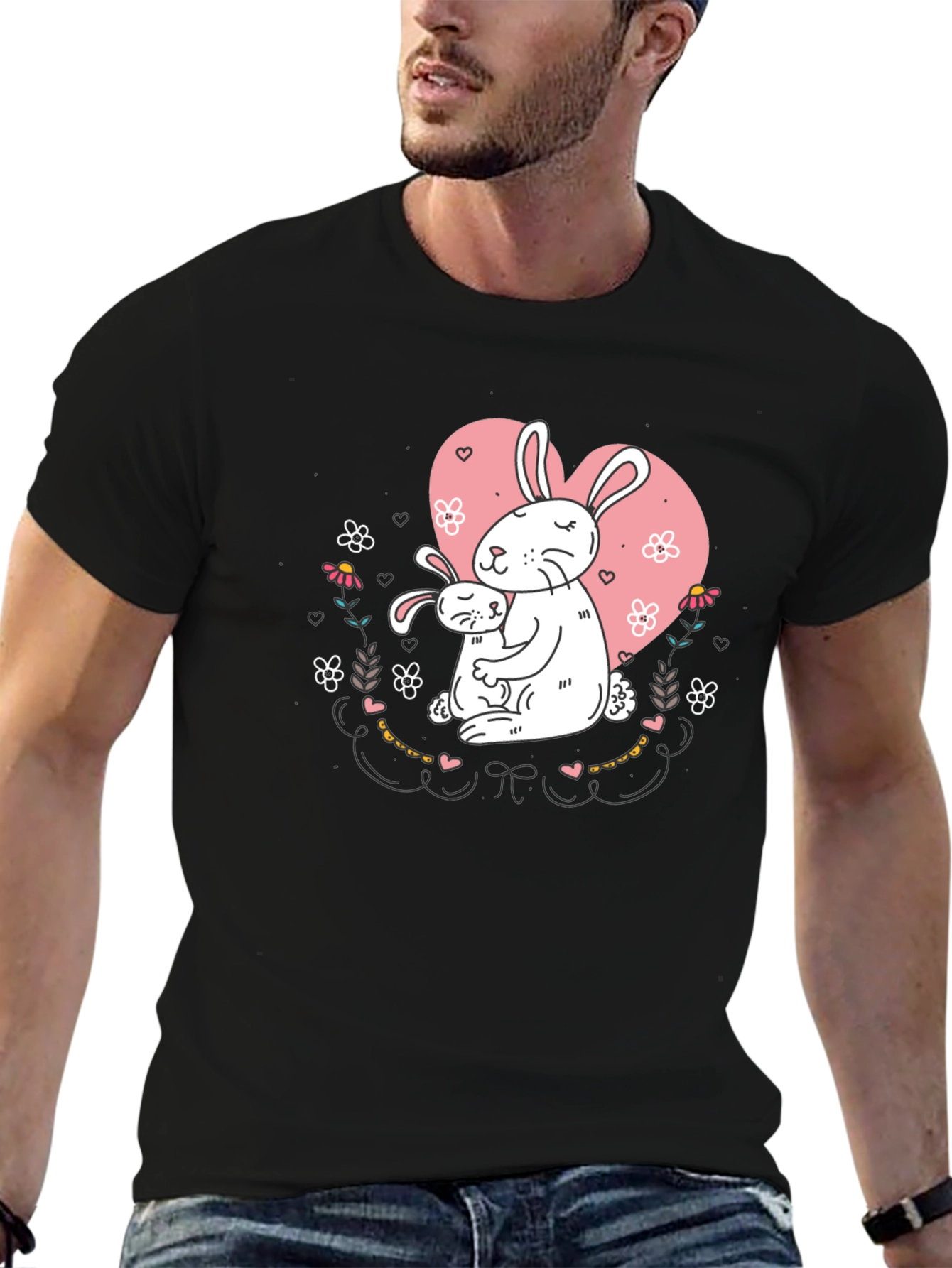 Rabbit Mom & Baby T-Shirt