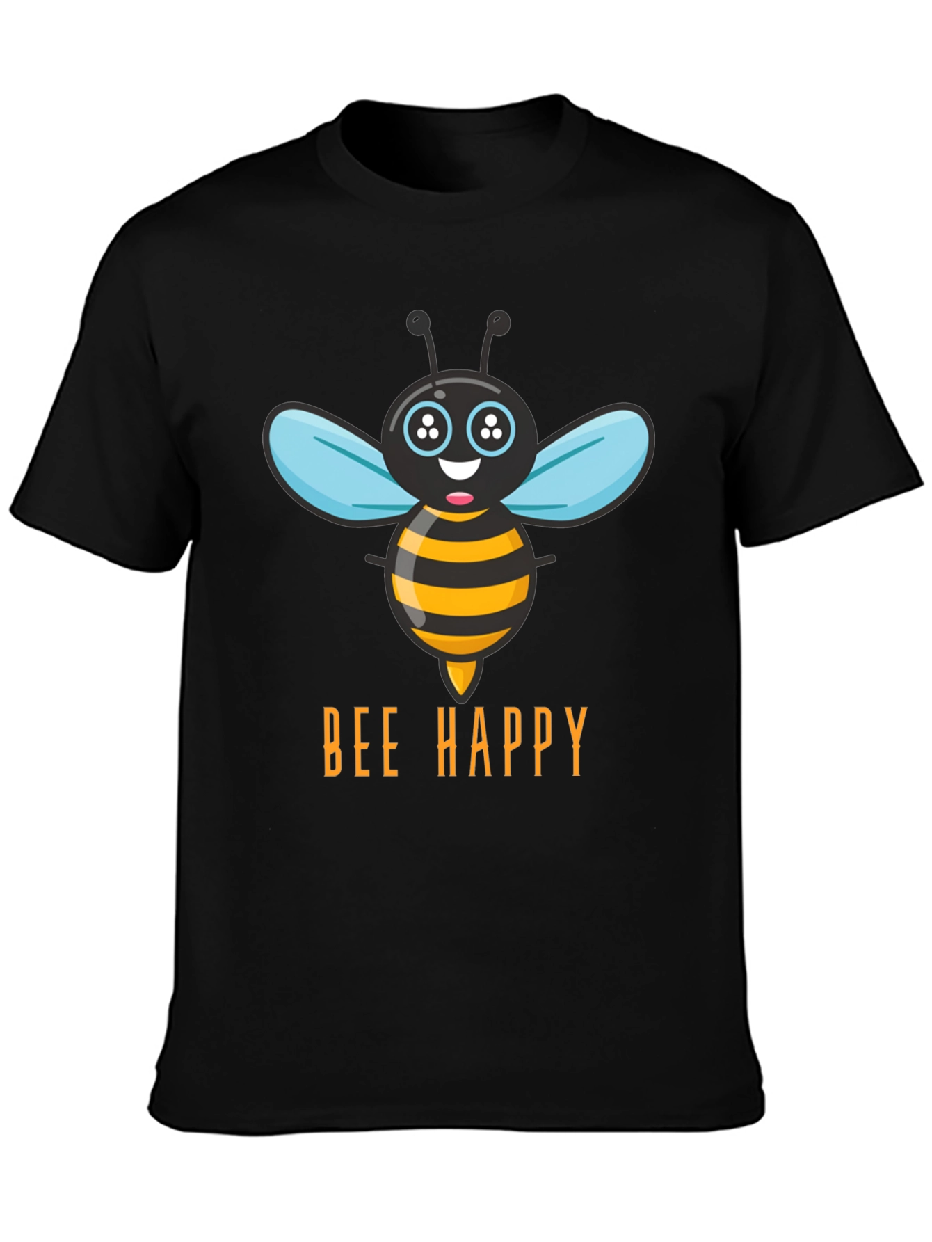 Bee Happy T-Shirt - Mens Graphic Tee