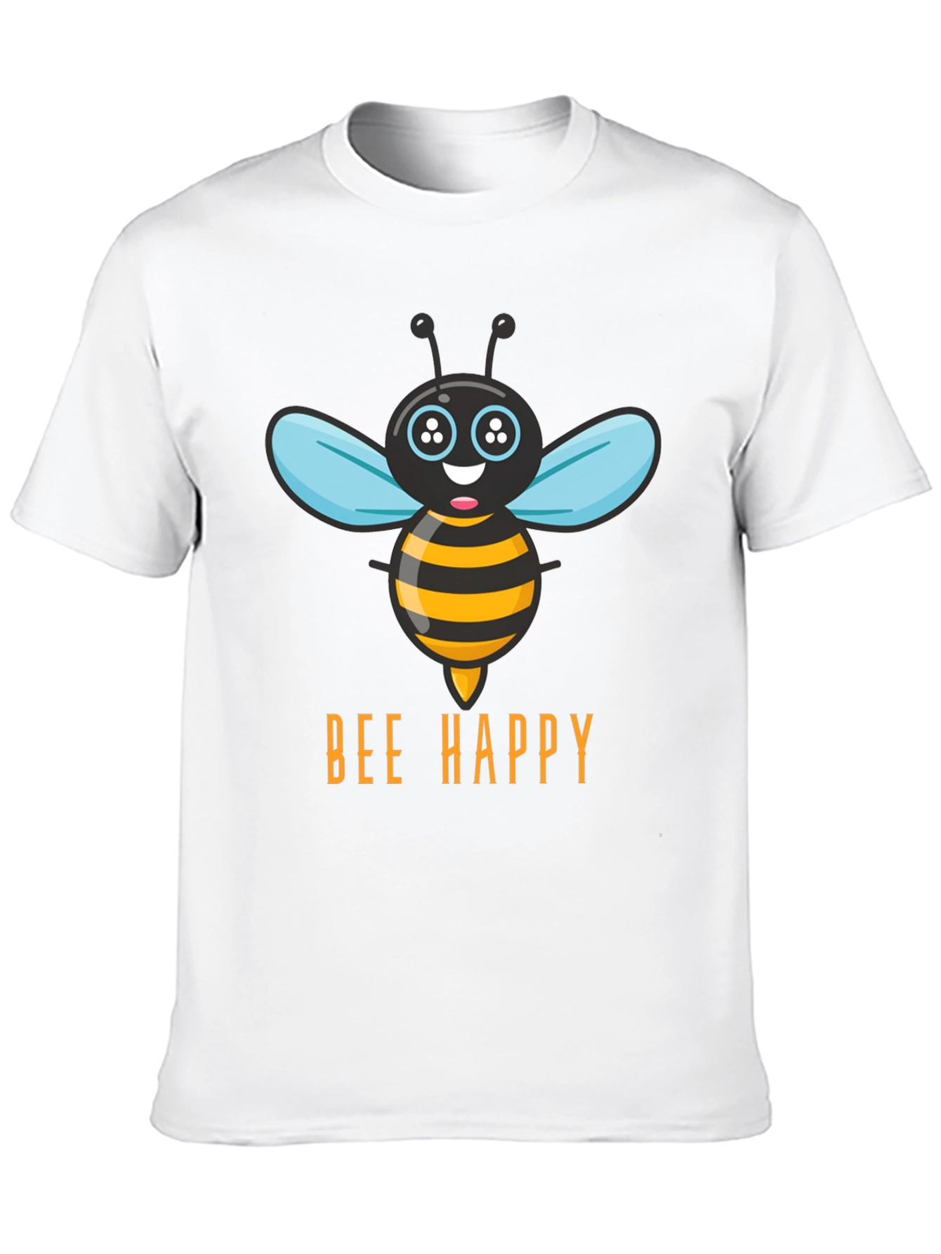 Bee Happy T-Shirt - Mens Graphic Tee