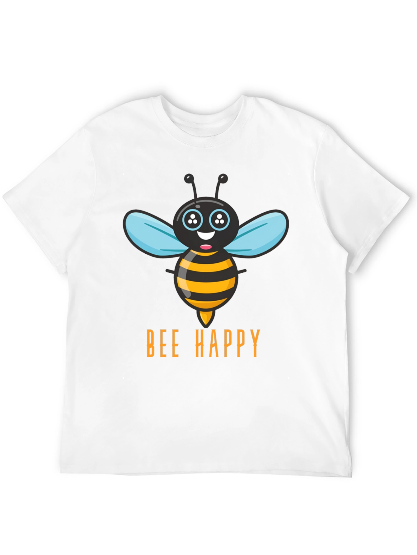Bee Happy T-Shirt - Mens Graphic Tee
