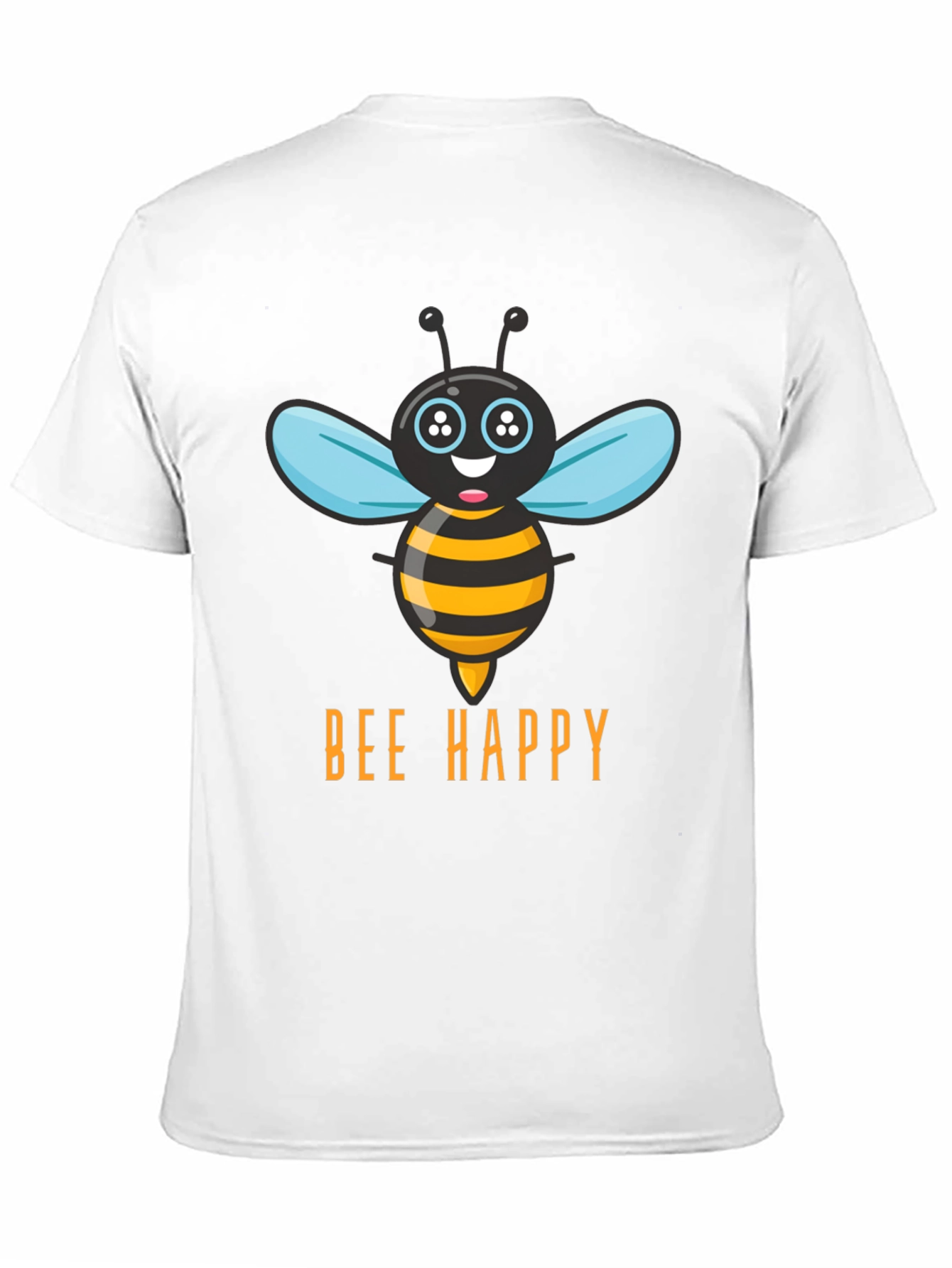 Bee Happy T-Shirt - Mens Graphic Tee