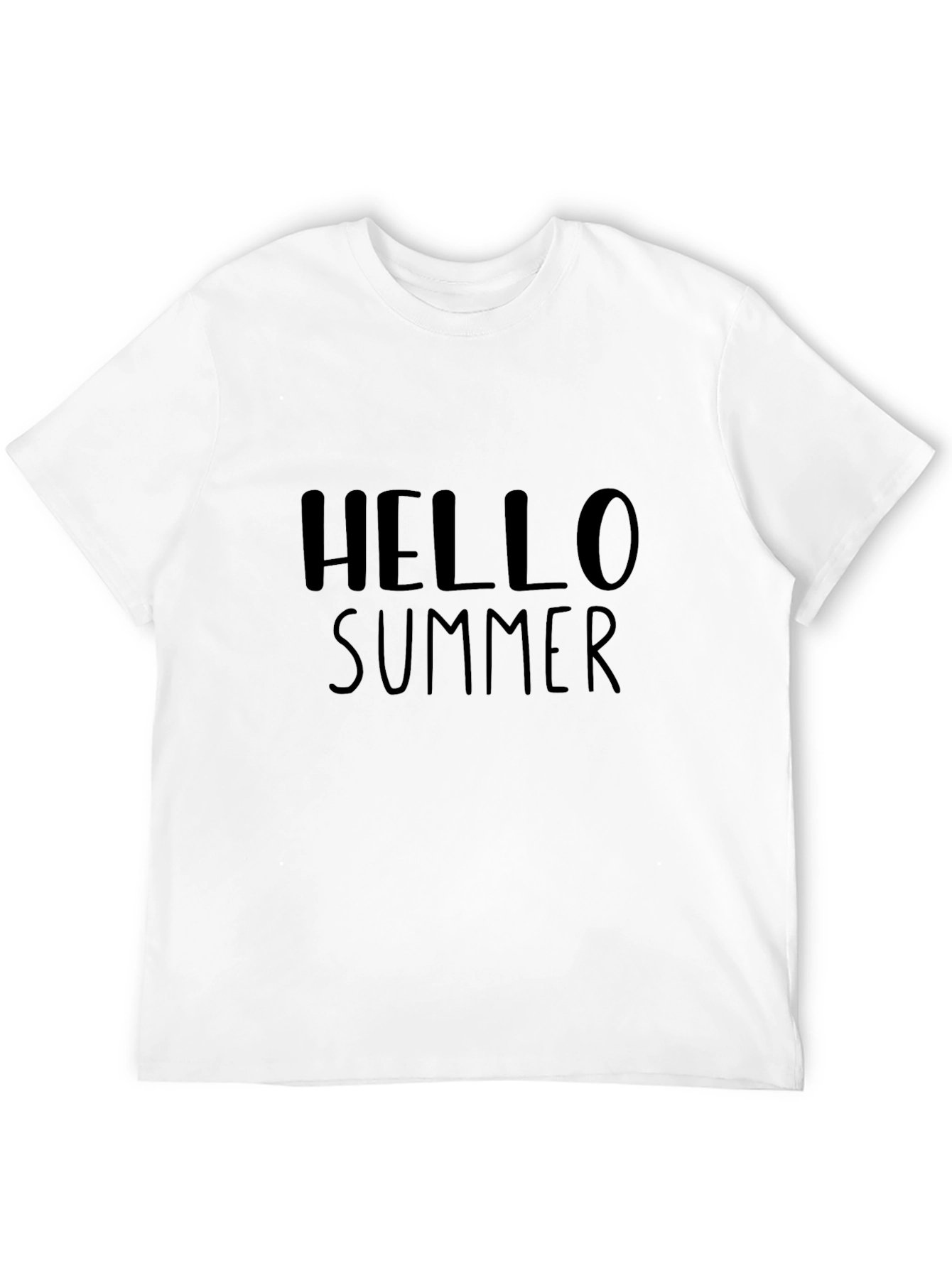 Hello Summer Graphic Tee - Black