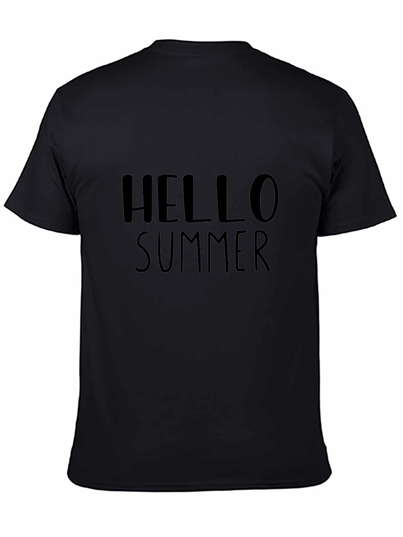 Hello Summer Graphic Tee - Black
