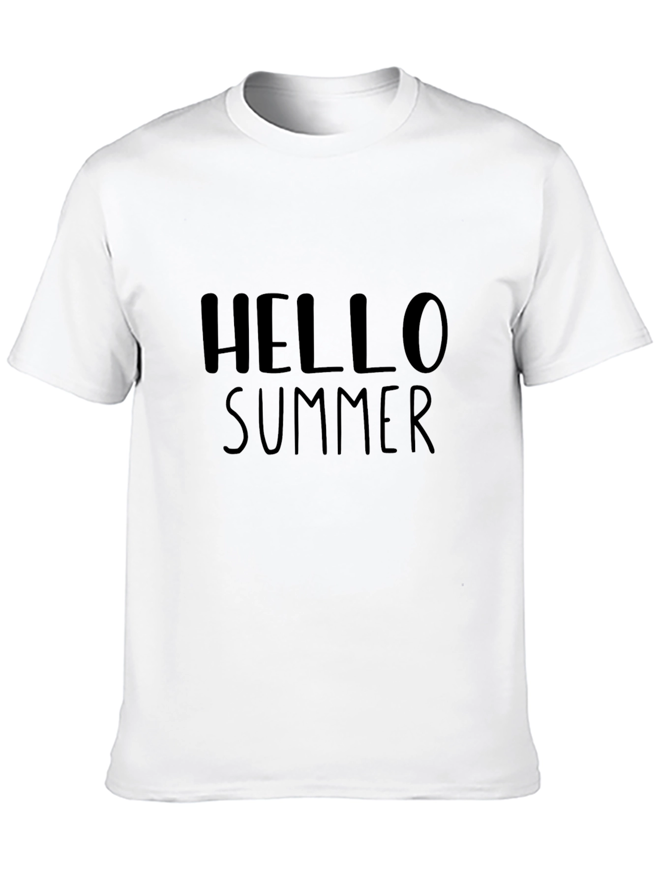 Hello Summer Graphic Tee - Black