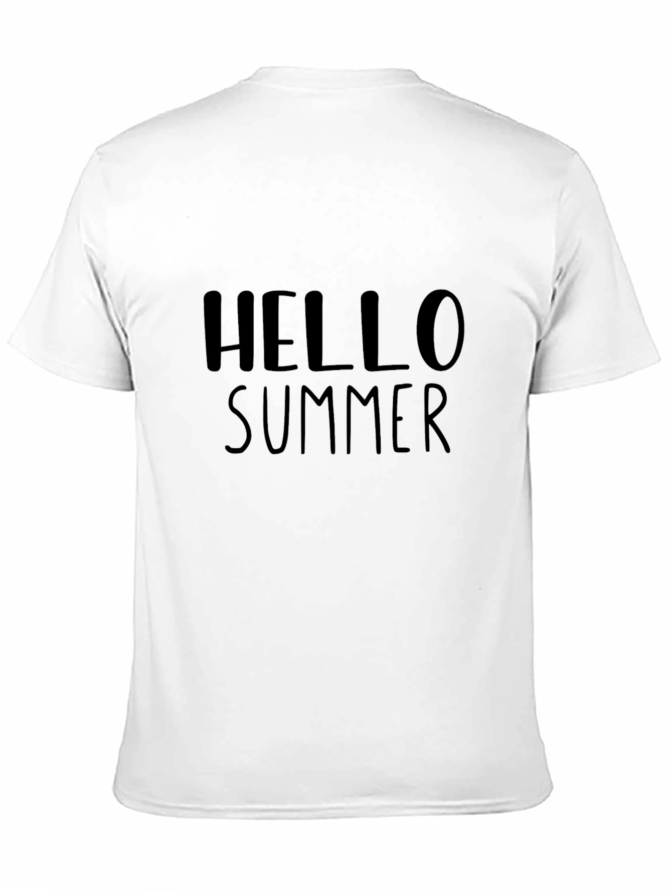 Hello Summer Graphic Tee - Black