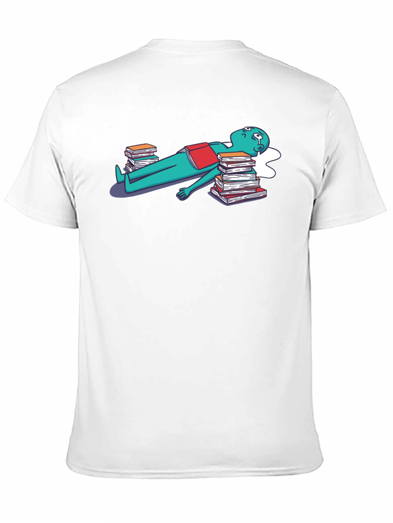 Bookworm Tee - Literary Humor Graphic T-Shirt