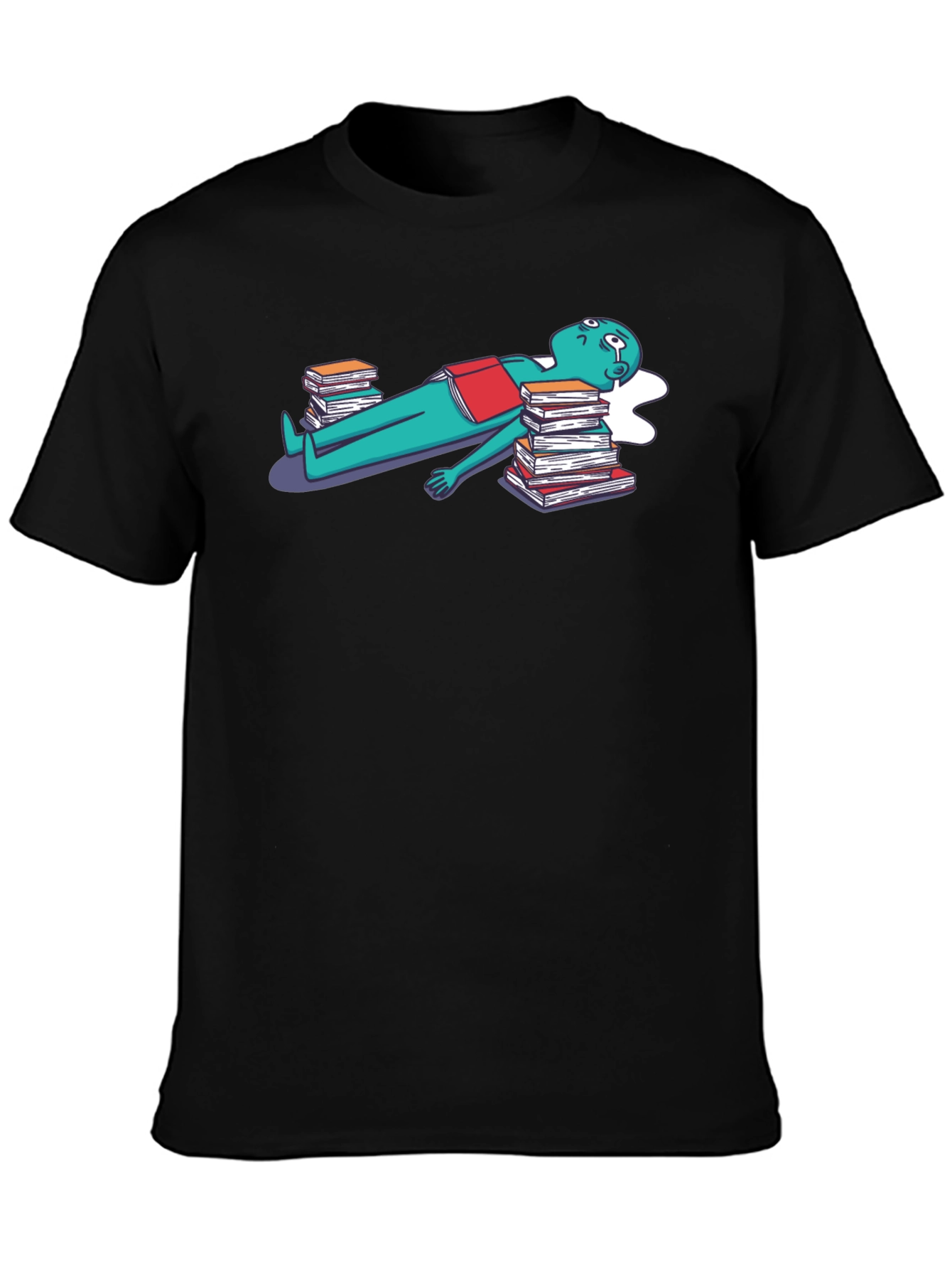 Bookworm Tee - Literary Humor Graphic T-Shirt