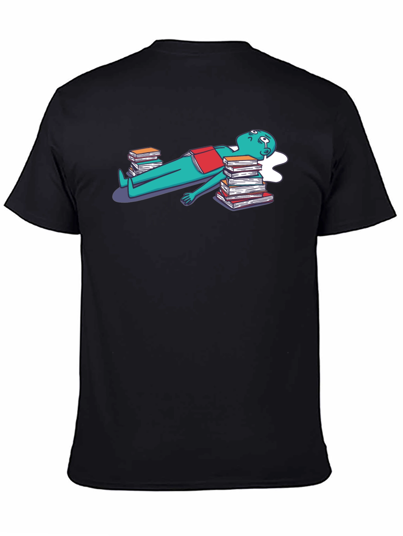 Bookworm Tee - Literary Humor Graphic T-Shirt