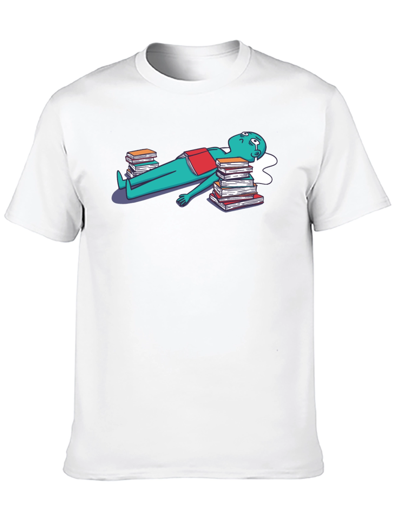 Bookworm Tee - Literary Humor Graphic T-Shirt