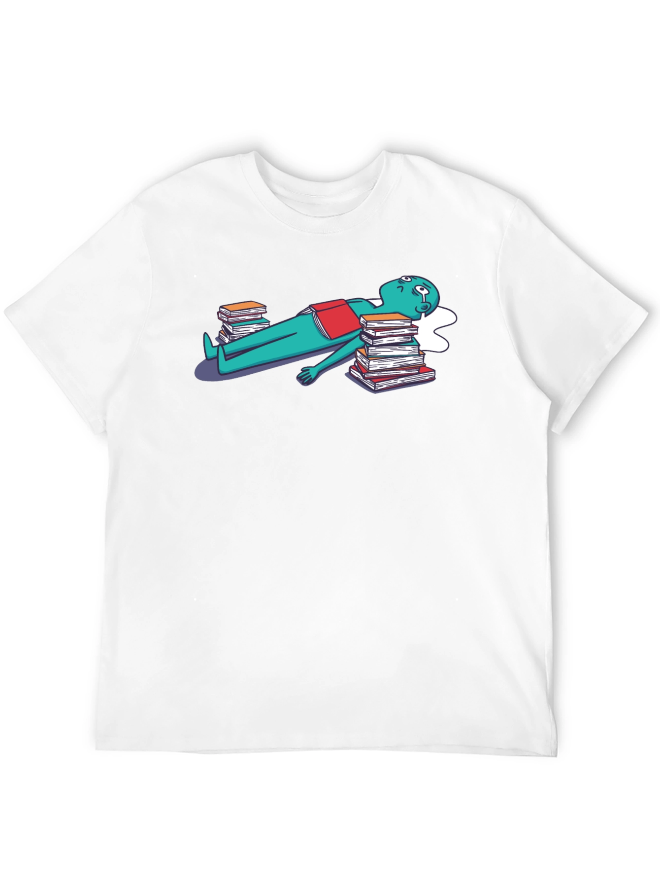 Bookworm Tee - Literary Humor Graphic T-Shirt