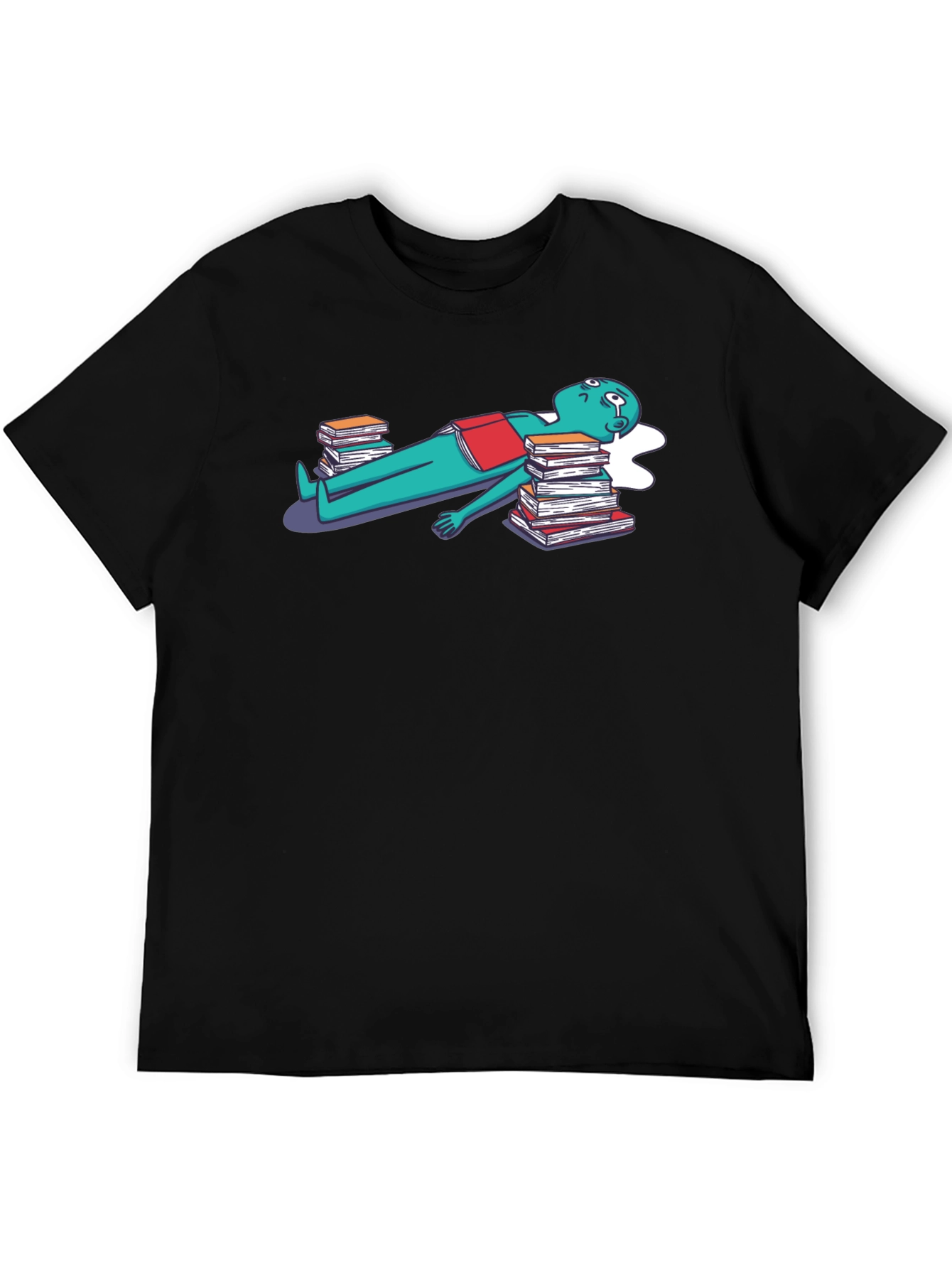 Bookworm Tee - Literary Humor Graphic T-Shirt