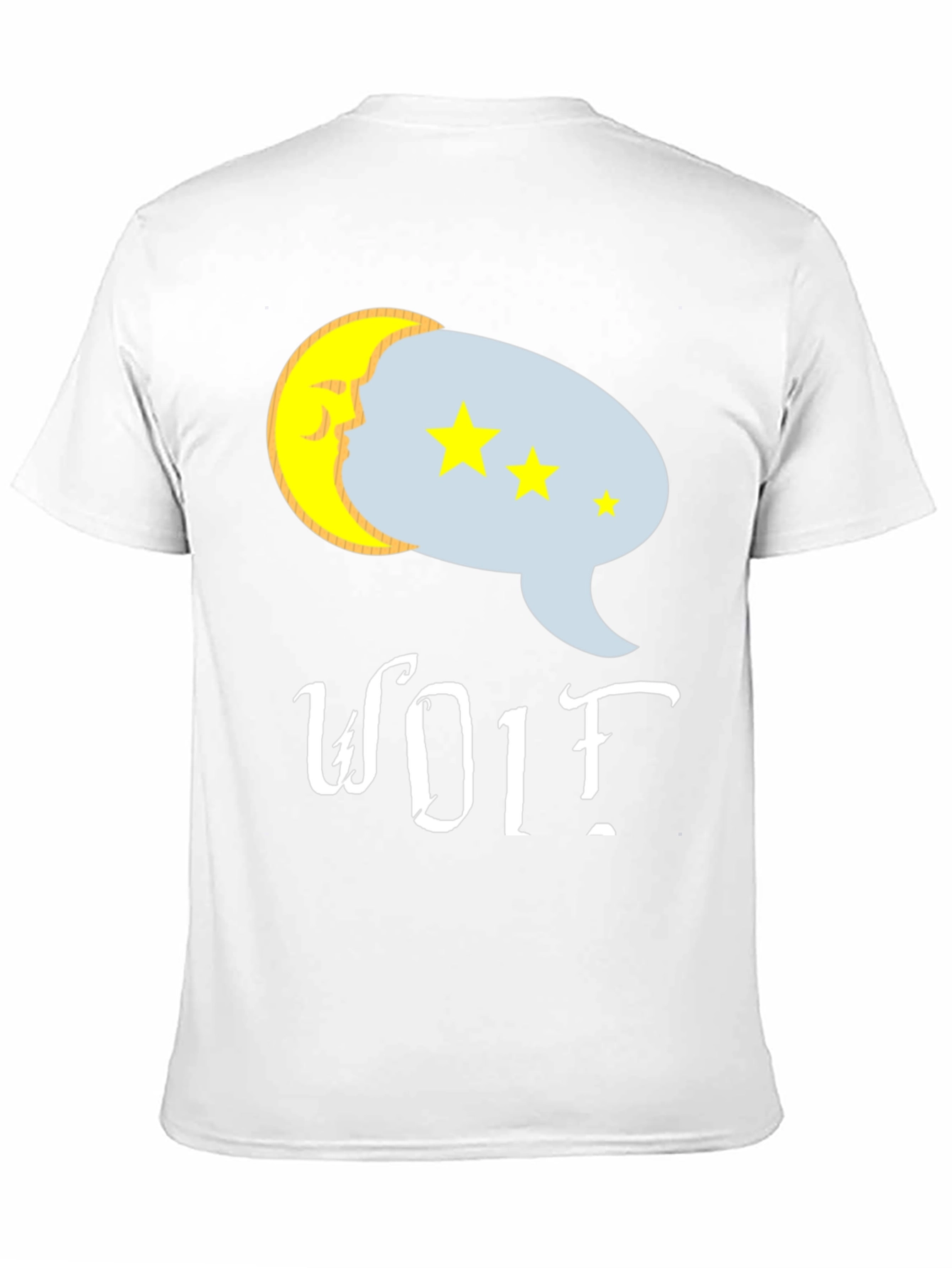 Wolf Dream T-Shirt - Moon & Star Design Tee