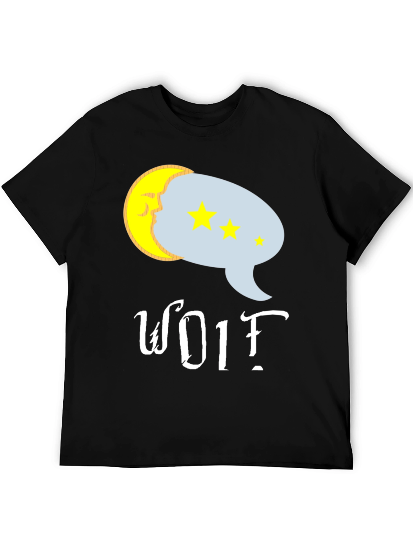 Wolf Dream T-Shirt - Moon & Star Design Tee