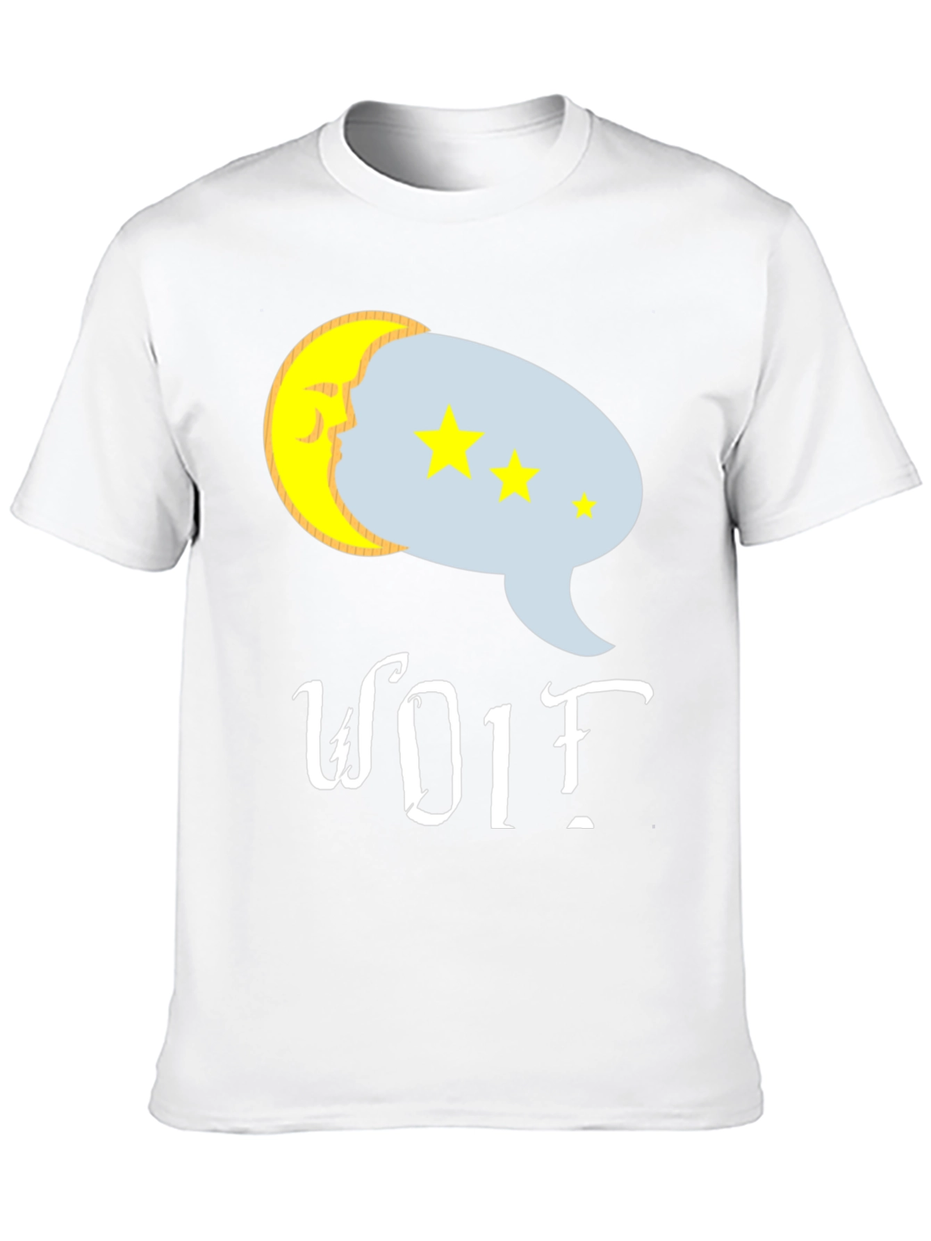 Wolf Dream T-Shirt - Moon & Star Design Tee