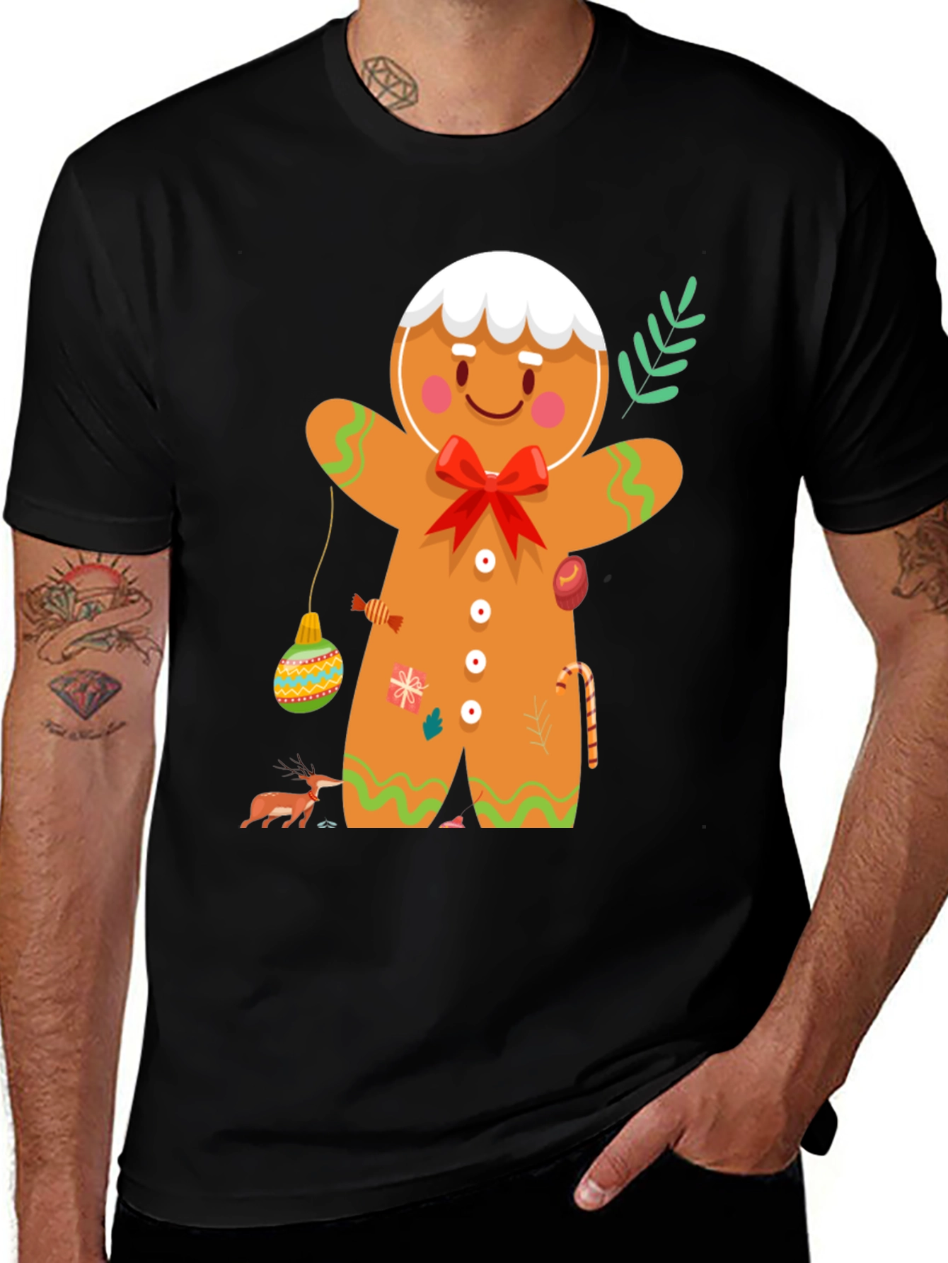 Gingerbread Man Christmas T-Shirt