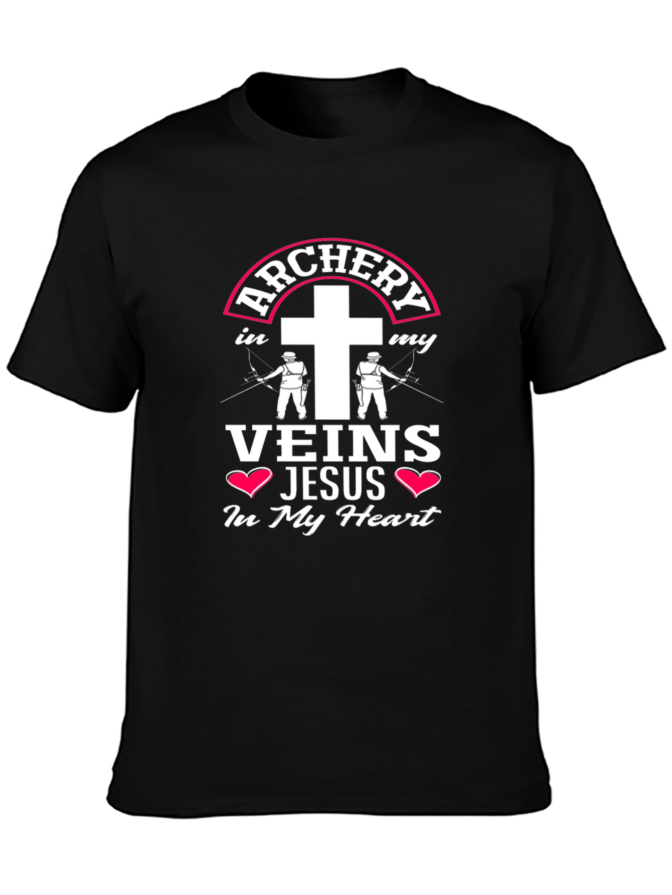 Archery Veins Jesus Heart T-Shirt