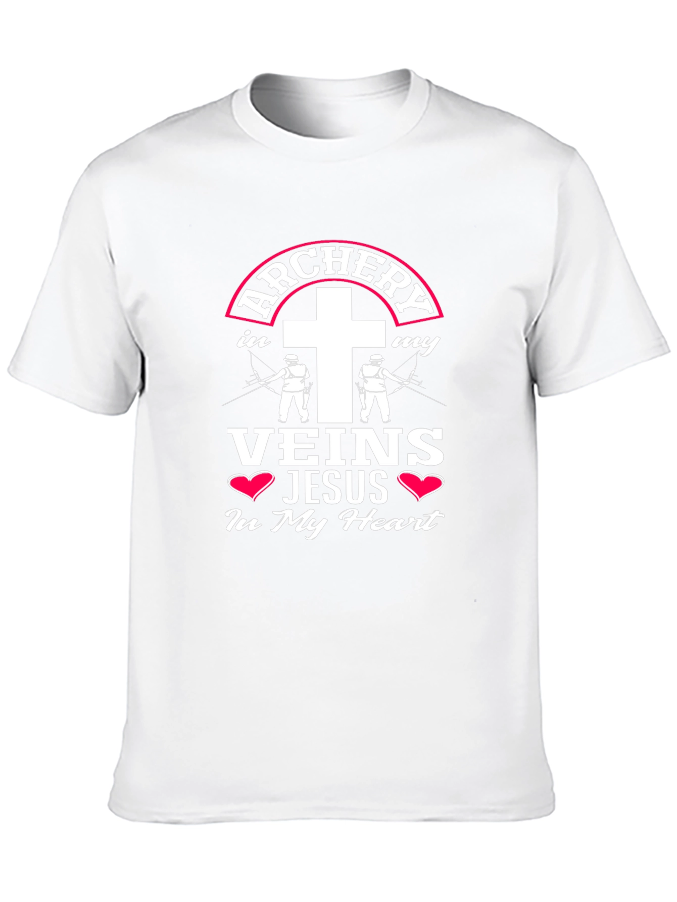 Archery Veins Jesus Heart T-Shirt