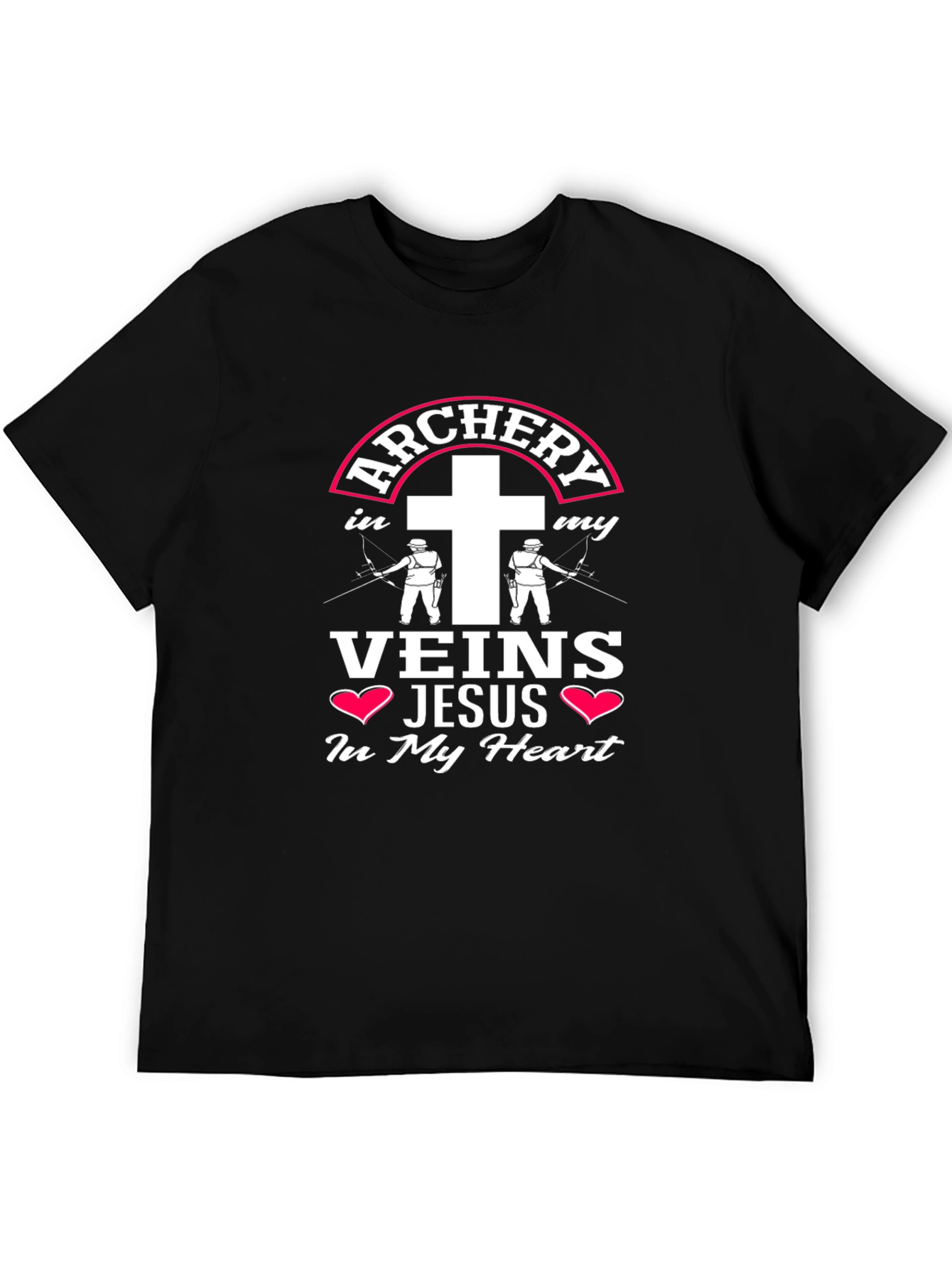 Archery Veins Jesus Heart T-Shirt