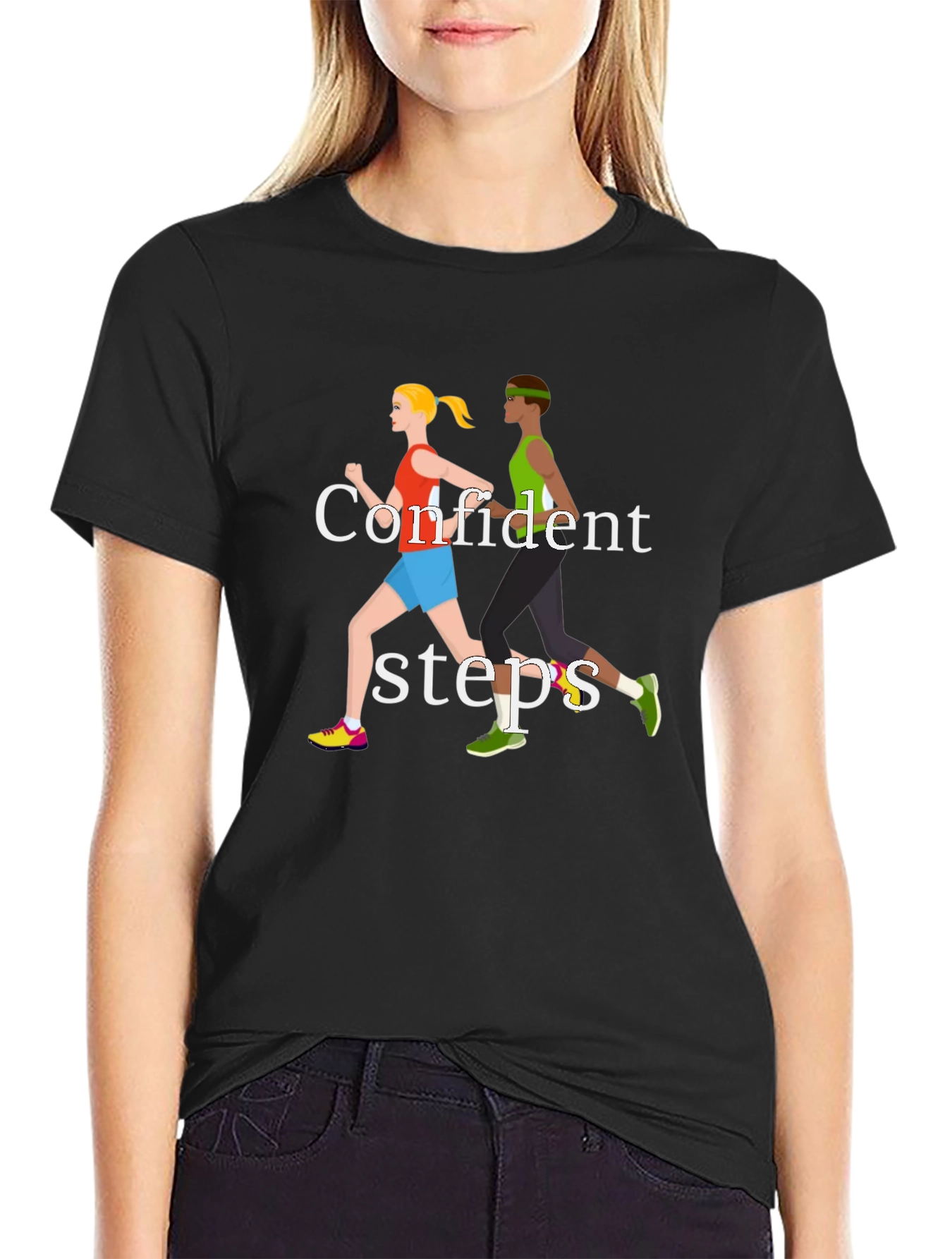 Confident Steps Graphic T-Shirt