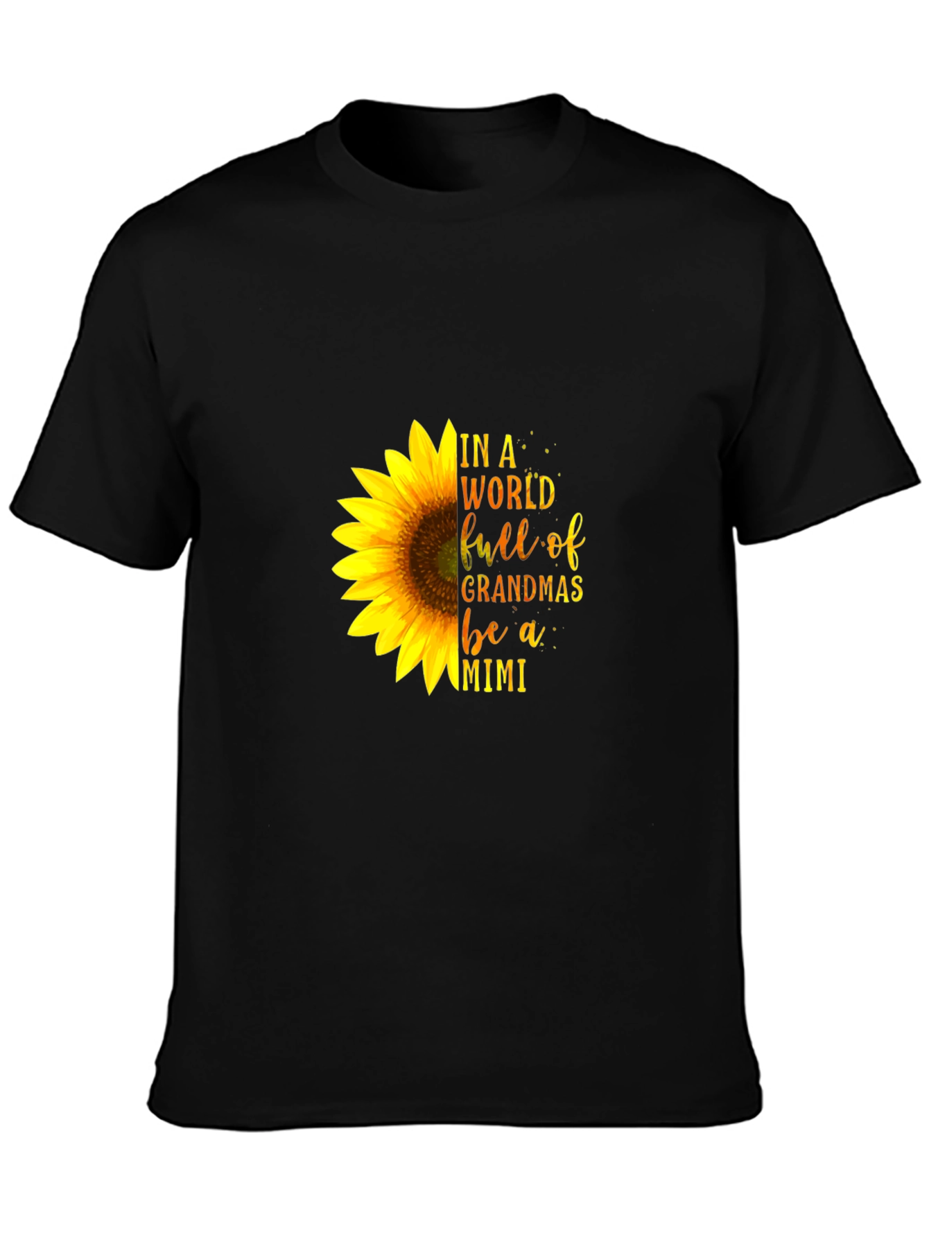 Sunflower Grandma Mimi T-Shirt