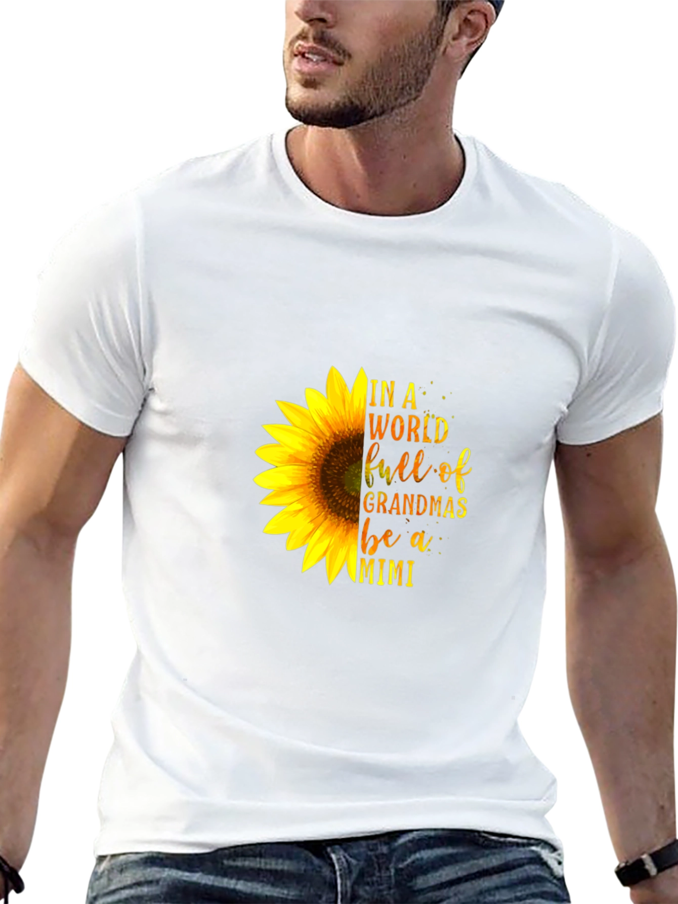 Sunflower Grandma Mimi T-Shirt
