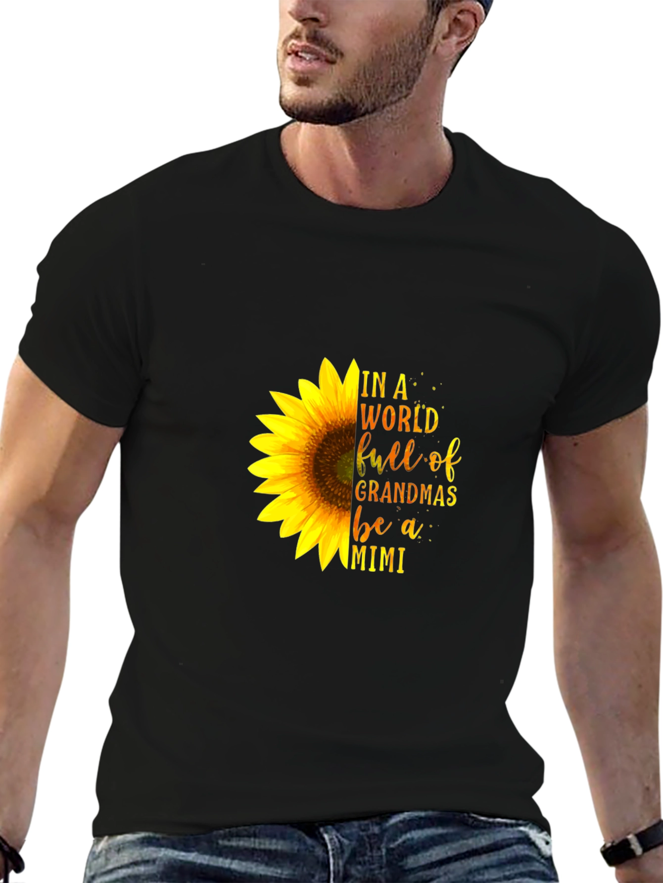 Sunflower Grandma Mimi T-Shirt