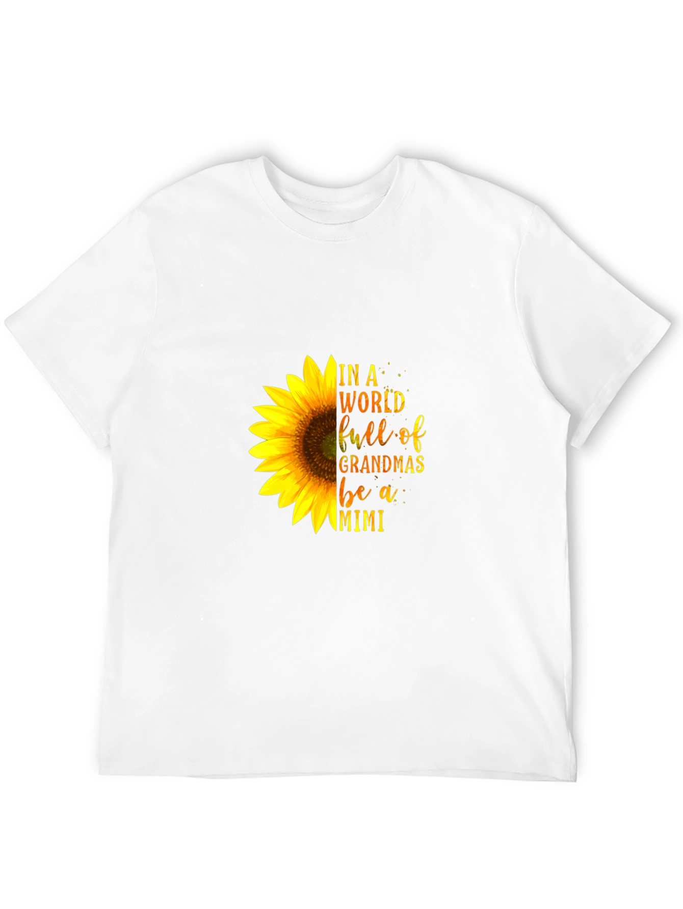 Sunflower Grandma Mimi T-Shirt