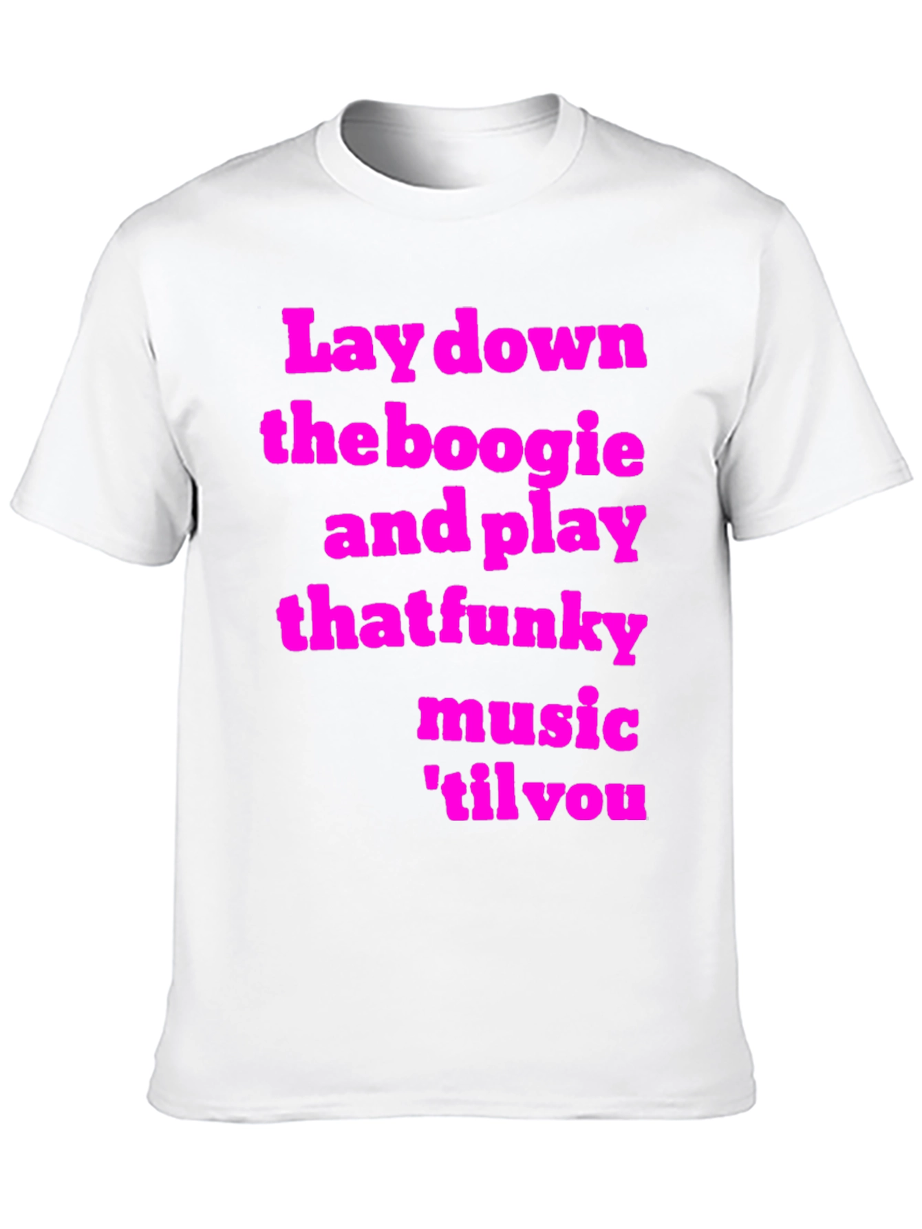 Lay Down the Boogie Funky Music T-Shirt