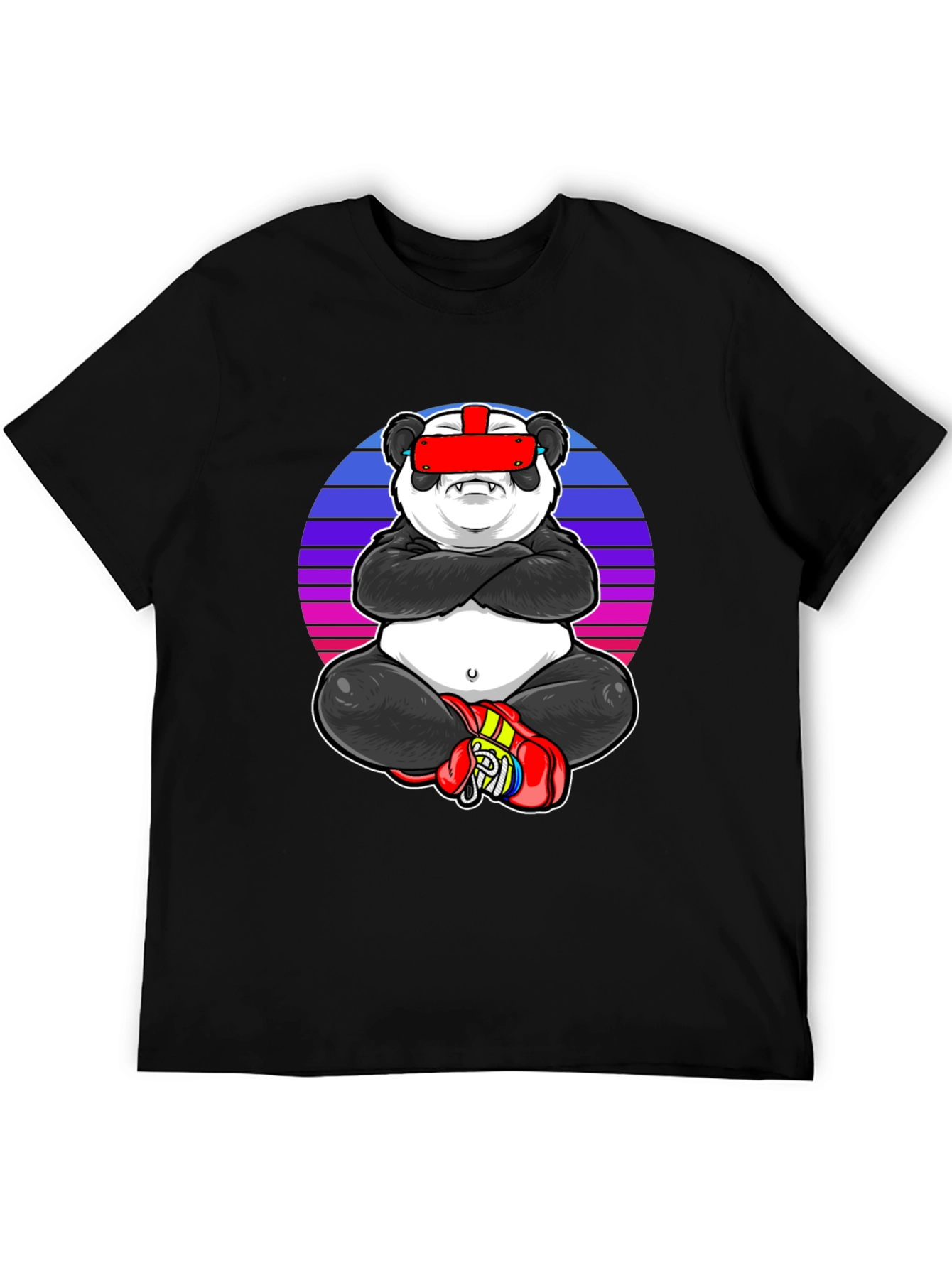 VR Panda Graphic Tee - Gamer Style